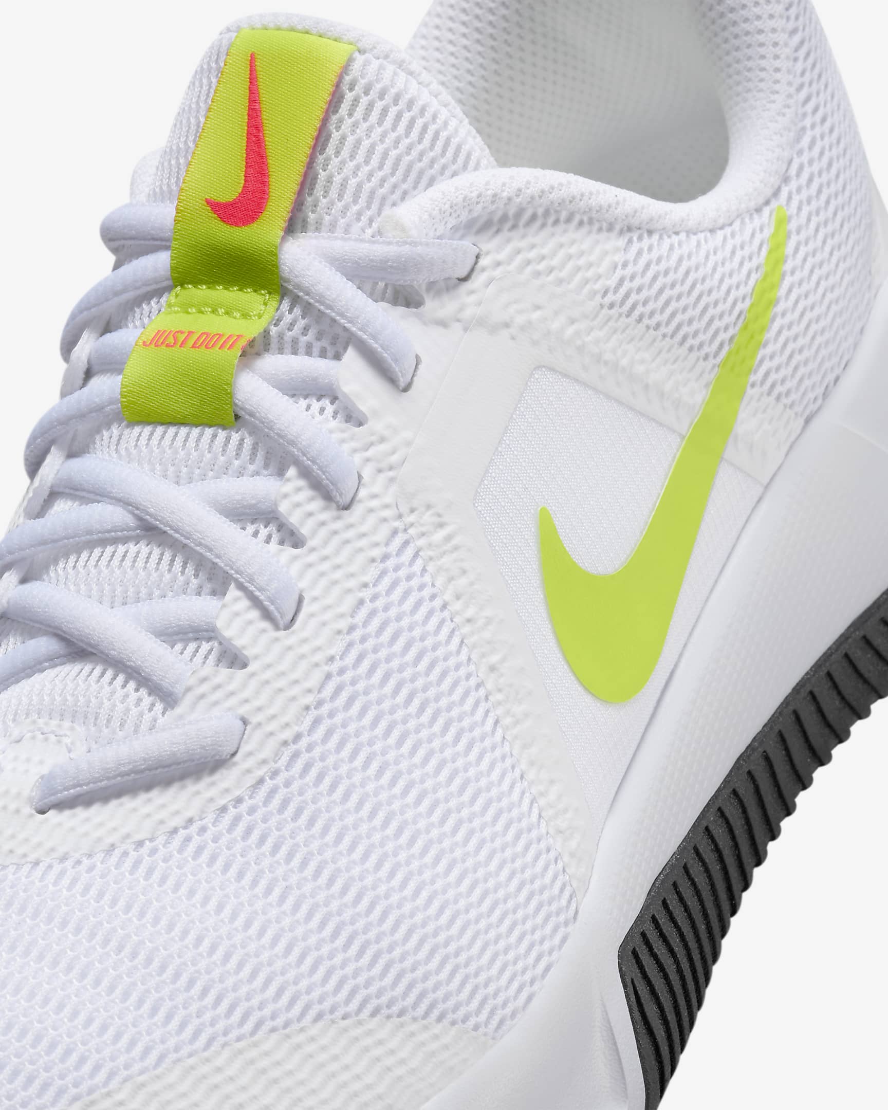 Nike MC Trainer 3 Women's Workout Shoes - White/Hot Punch/Black/Cyber