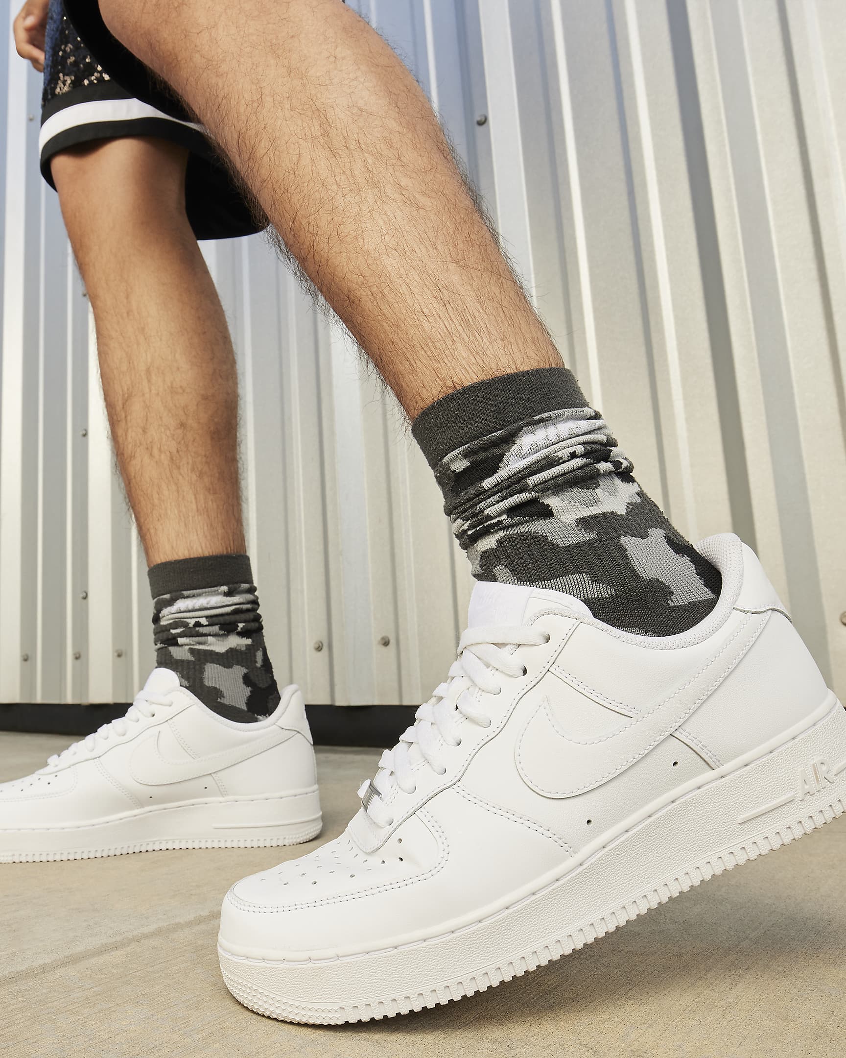 Nike Air Force 1 '07-sko til mænd - hvid/hvid