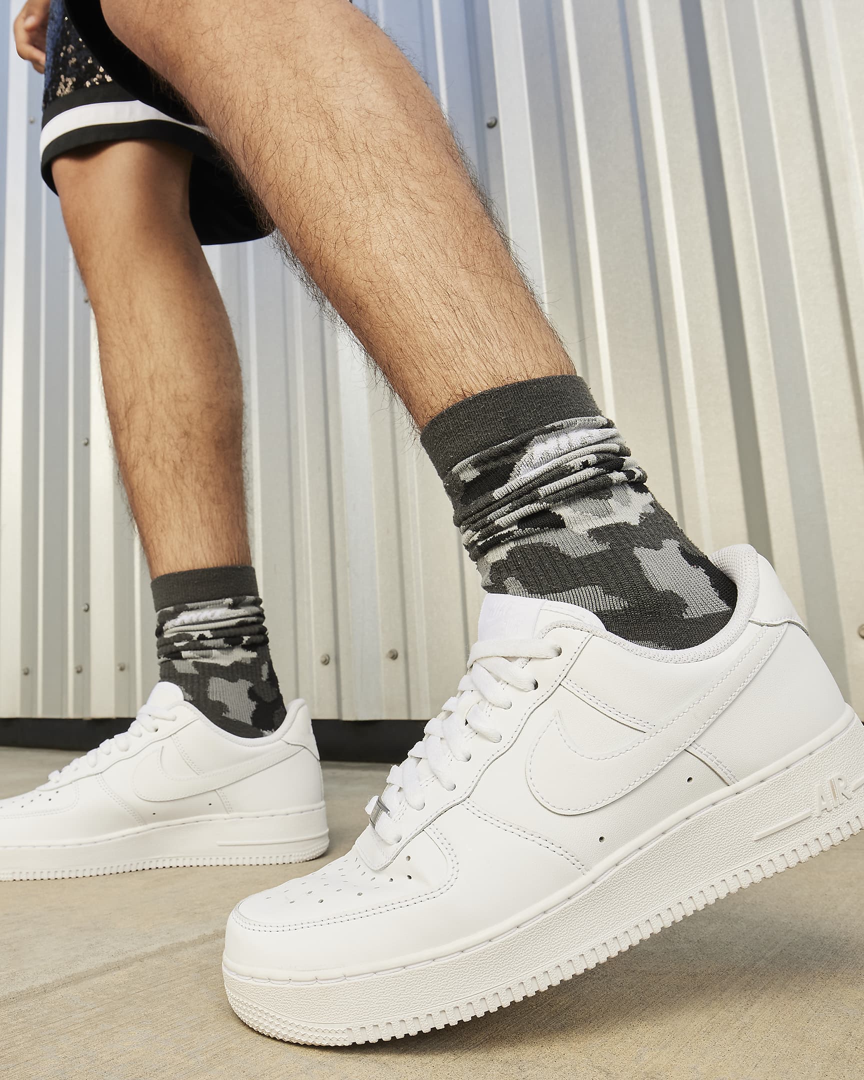 Sko Nike Air Force 1 '07 för män - Vit/Vit