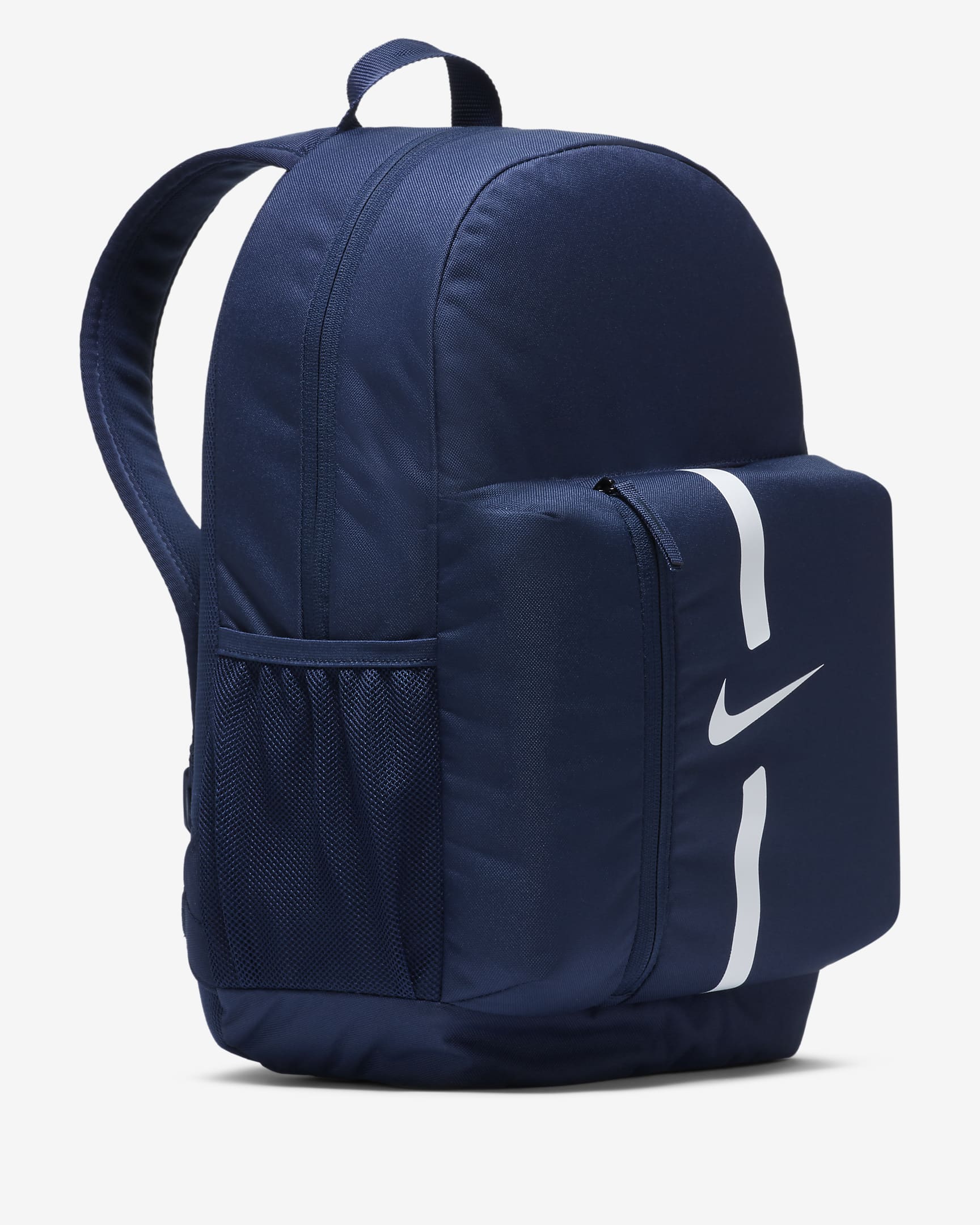 Nike Academy Team voetbalrugzak voor kids (22 liter) - Midnight Navy/Zwart/Wit