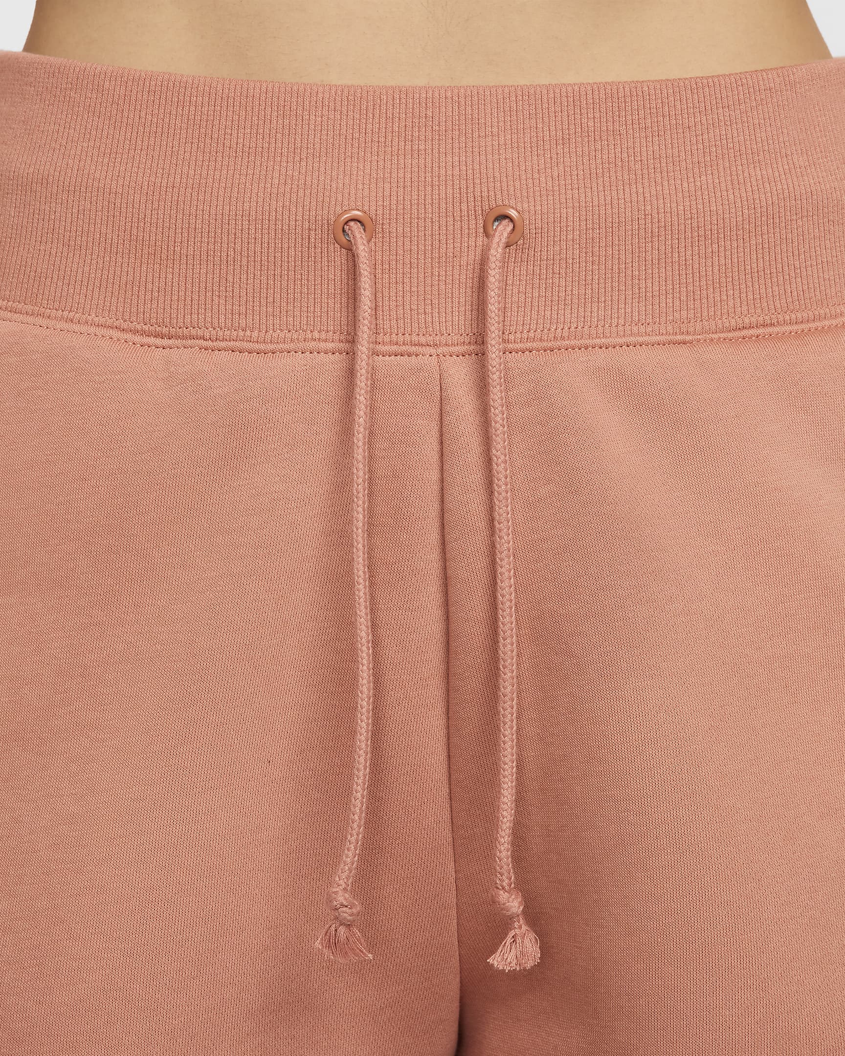 Nike Sportswear Phoenix Fleece Women's Loose High-Waisted 5cm (approx.) Logo Shorts - Terra Blush/Burnt Sunrise/Sesame