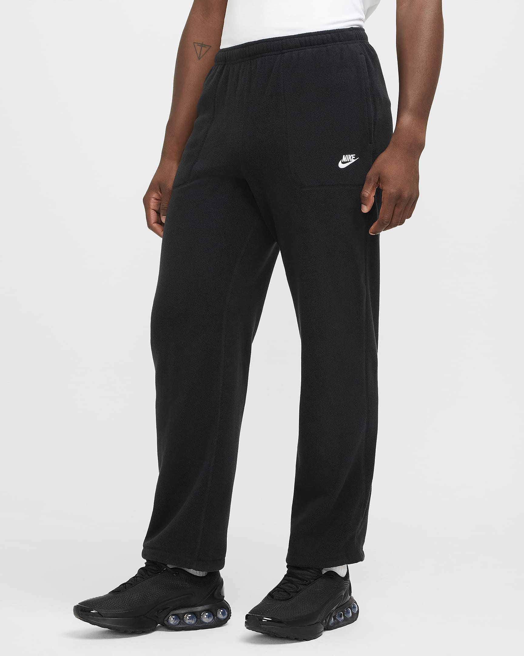 Nike Sportswear Club Men's Winterized Trousers - Black/White