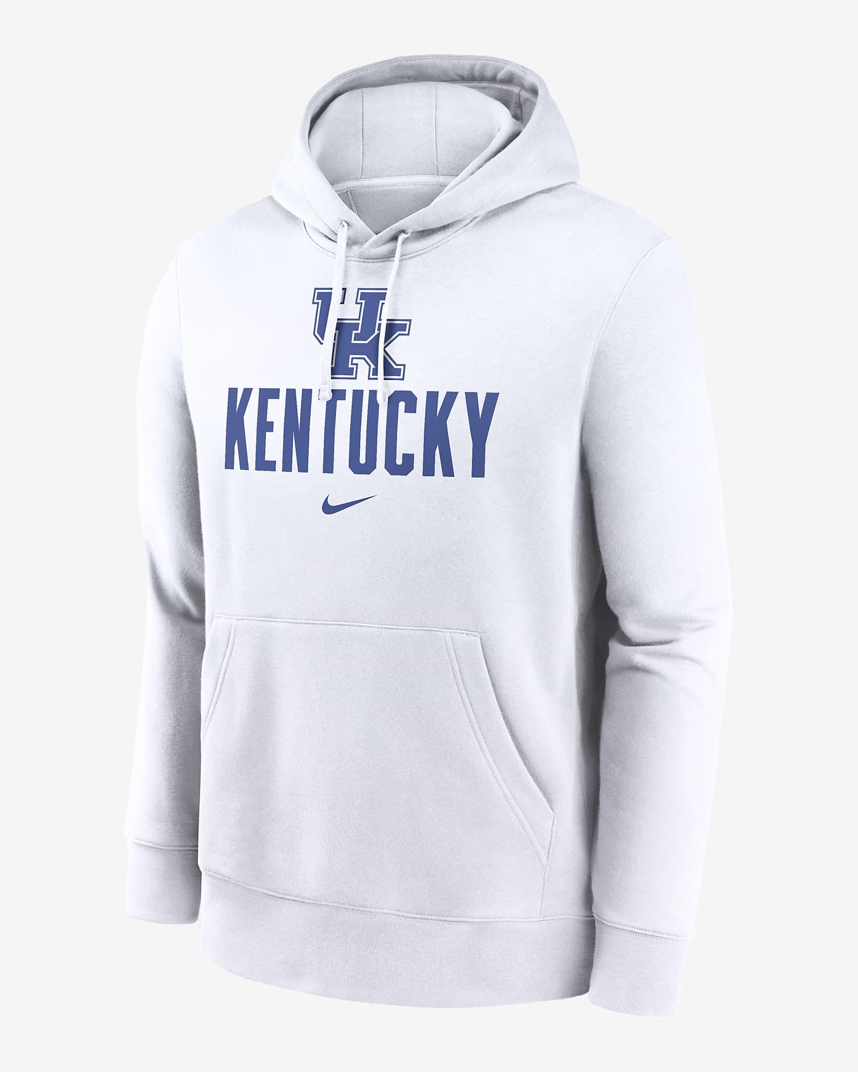 Kentucky Wildcats Primetime Club Campus Men's Nike College Pullover Hoodie - White