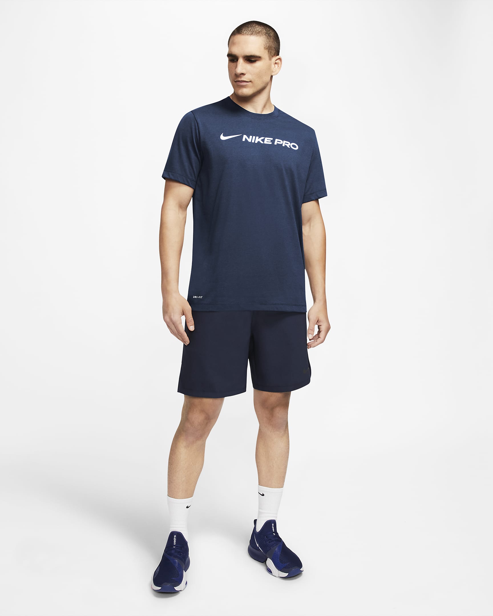 Nike Dri-FIT trenings-T-skjorte til herre - Mystic Navy