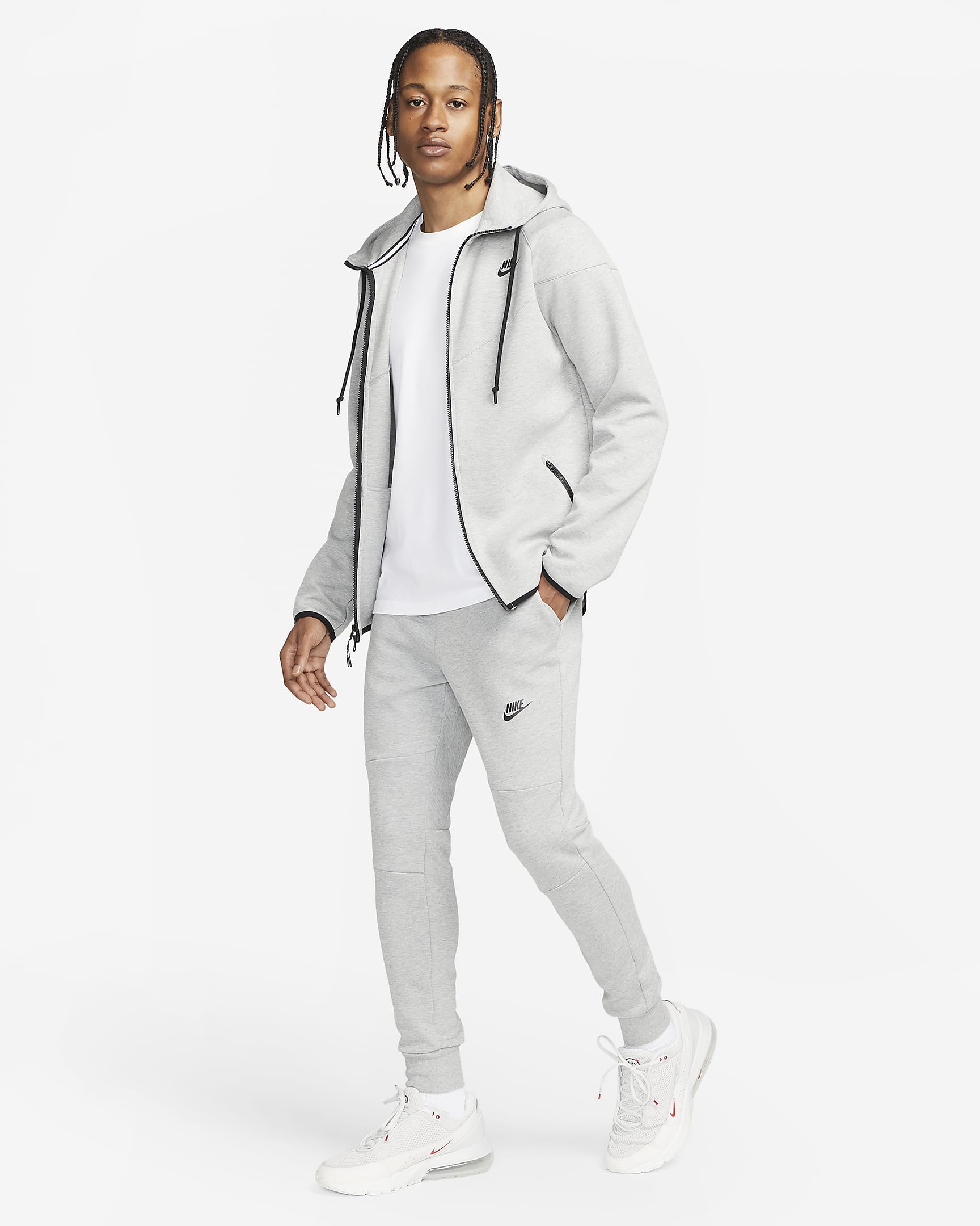 Nike Sportswear Tech Fleece OG Men's Full-Zip Hoodie Sweatshirt. Nike JP