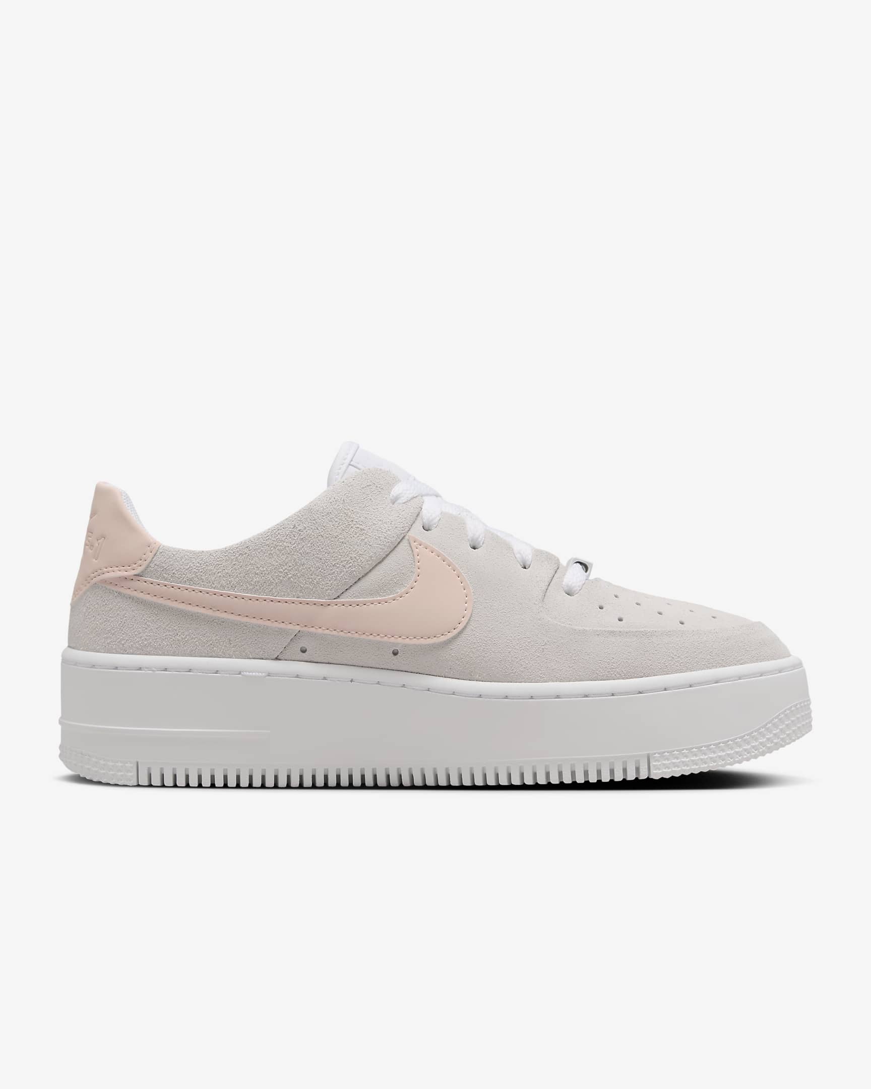 Chaussure Nike Air Force 1 Sage Low pour Femme - Blanc/Sail/Guava Ice