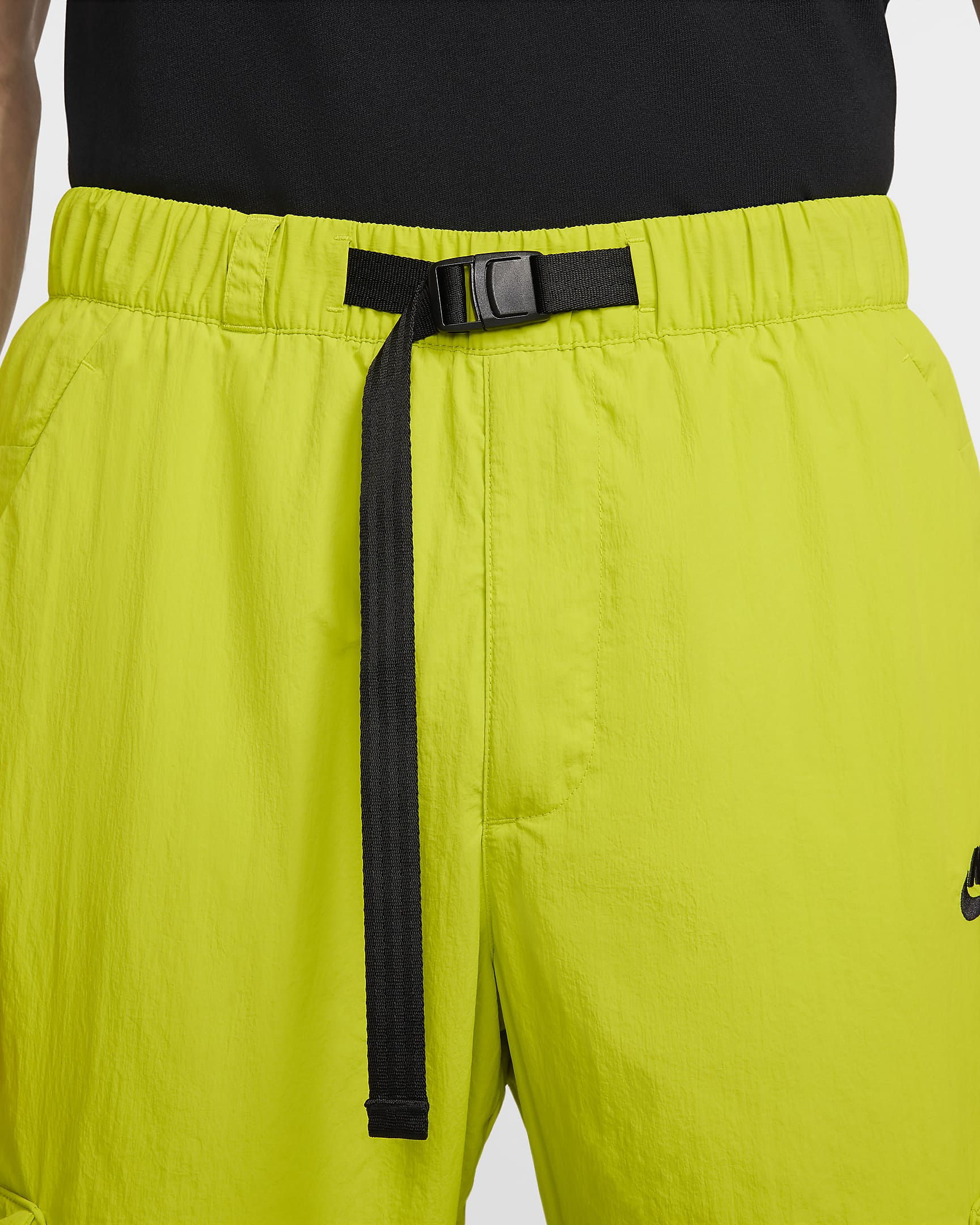 Nike Tech Cargo-Webhose (Herren) - Bright Cactus/Schwarz