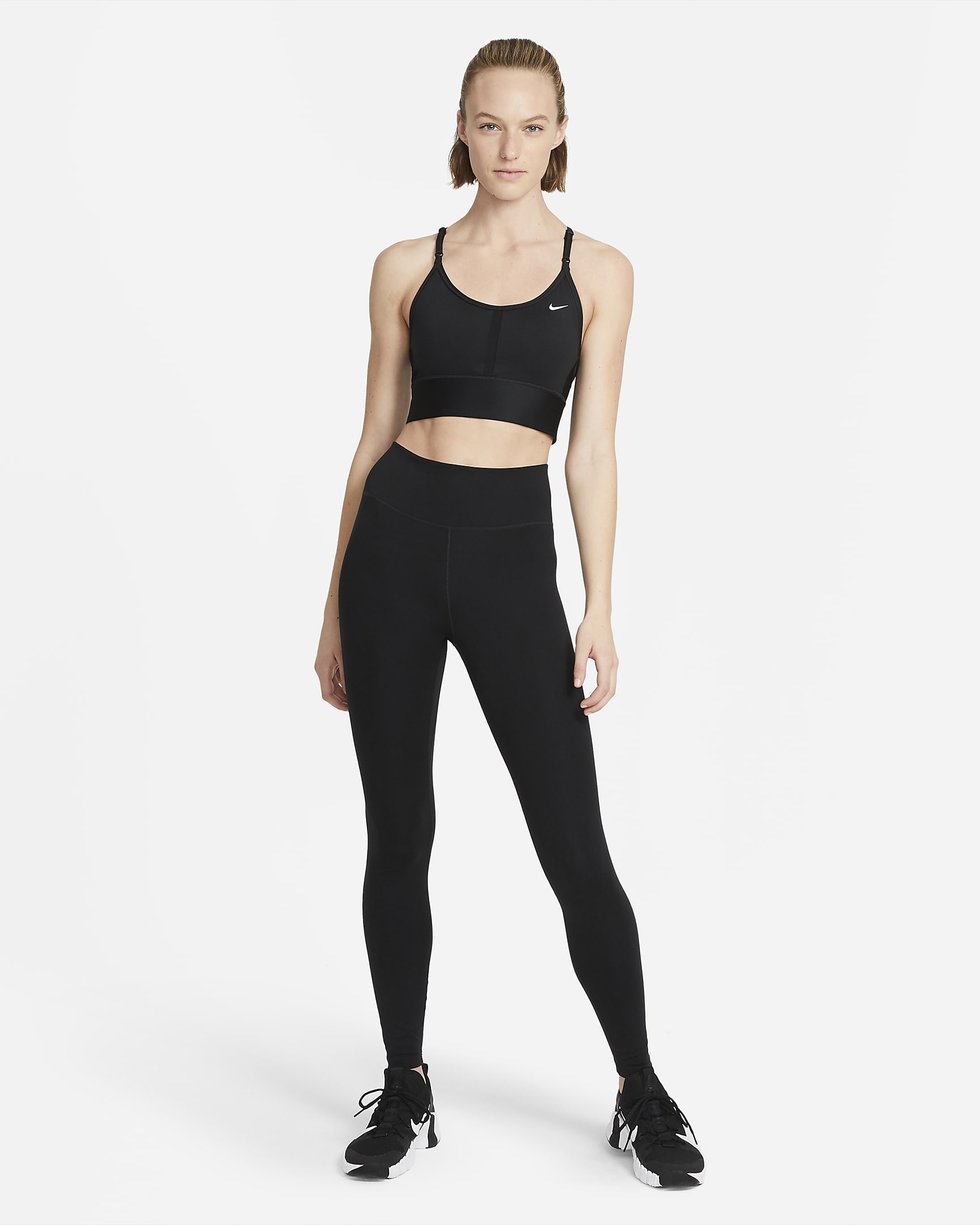 Nike Indy Women's Light-Support Padded Longline Sports Bra. Nike UK