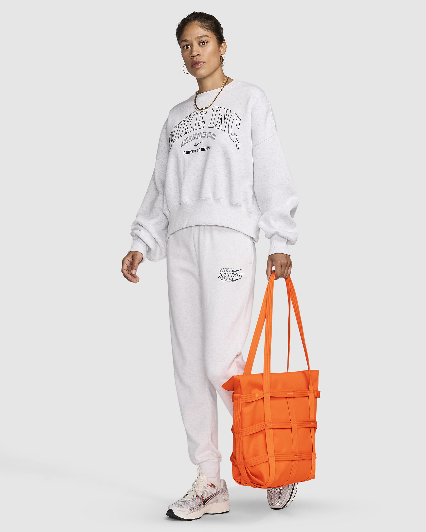 Nike Sportswear Electric Cargo Tote (12L) - Multi-Colour/Total Orange/Dark Obsidian