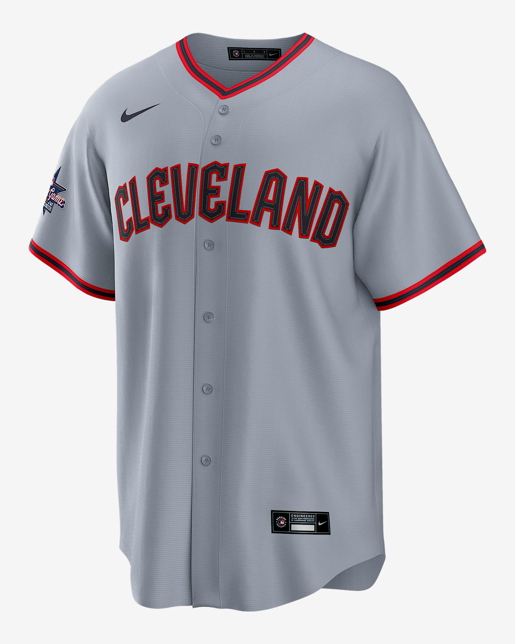 José Ramírez American League 2025 All-Star Game Men's Nike MLB Replica Jersey - Grey