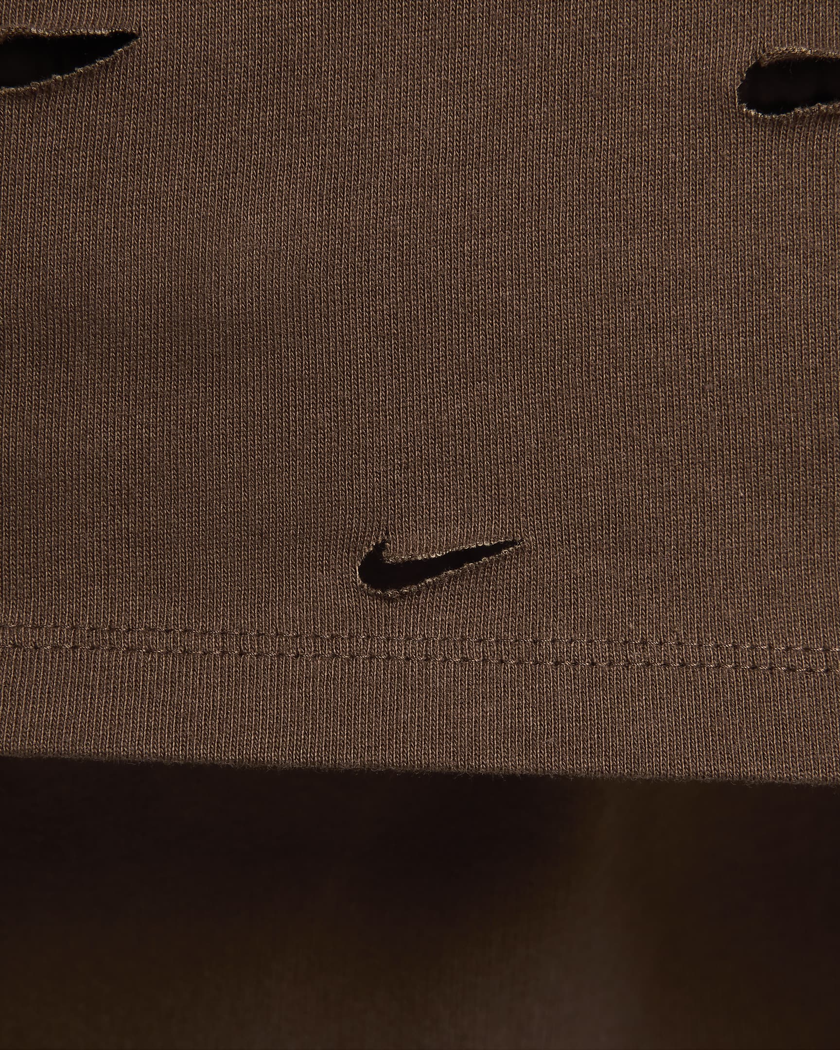 Tričko Nike x Jacquemus s logem Swoosh - Cacao Wow