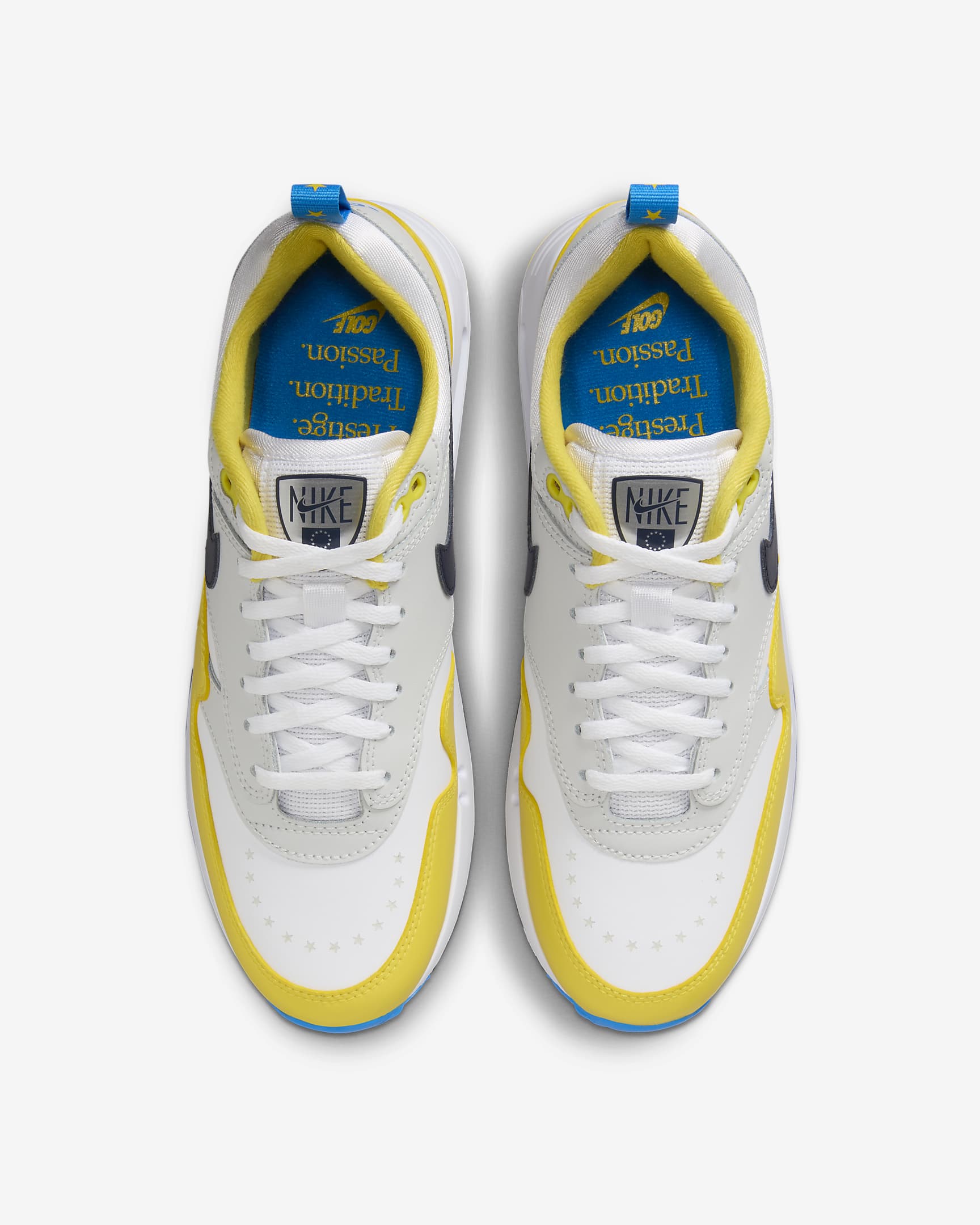 Nike Air Max 1 '86 OG G NRG Men's Golf Shoes - White/Tour Yellow/Photo Blue/Obsidian