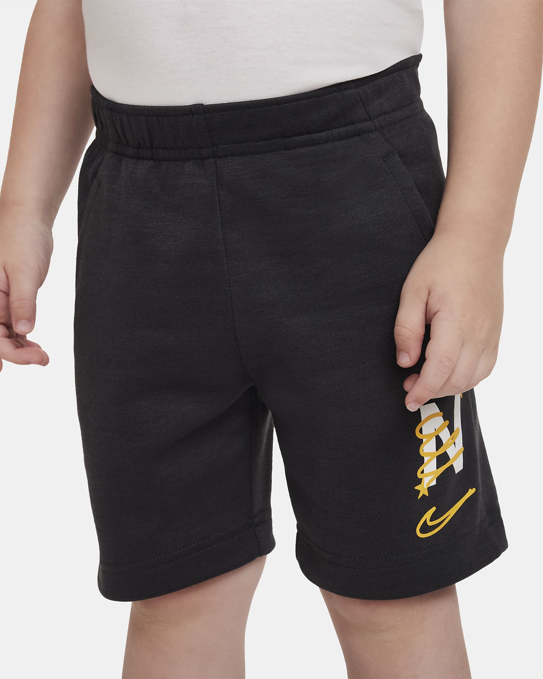 Nike Toddler DriFIT Doodle Shorts.