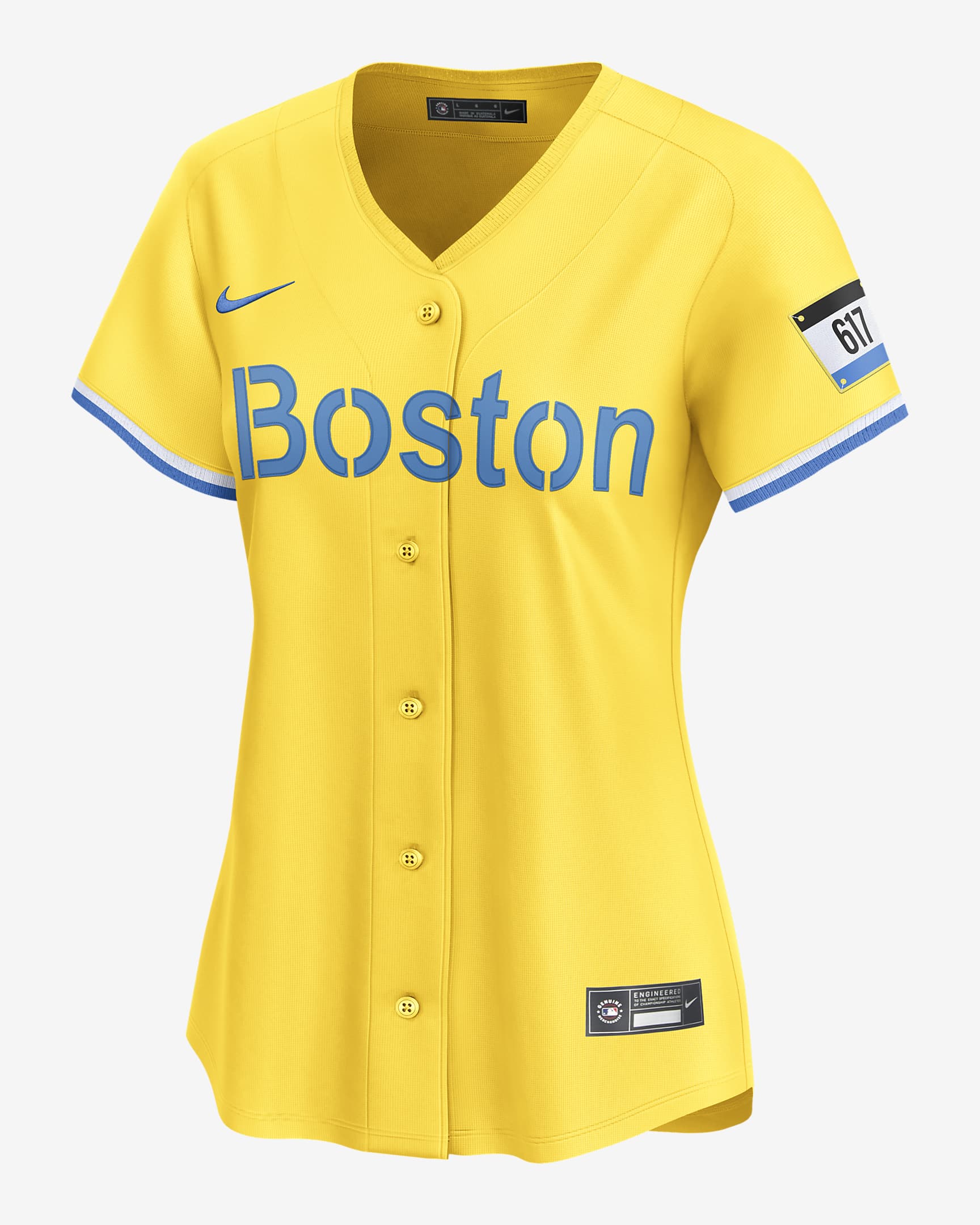 Boston Red Sox City Connect Women's Nike Dri-FIT ADV MLB Limited Jersey - Yellow