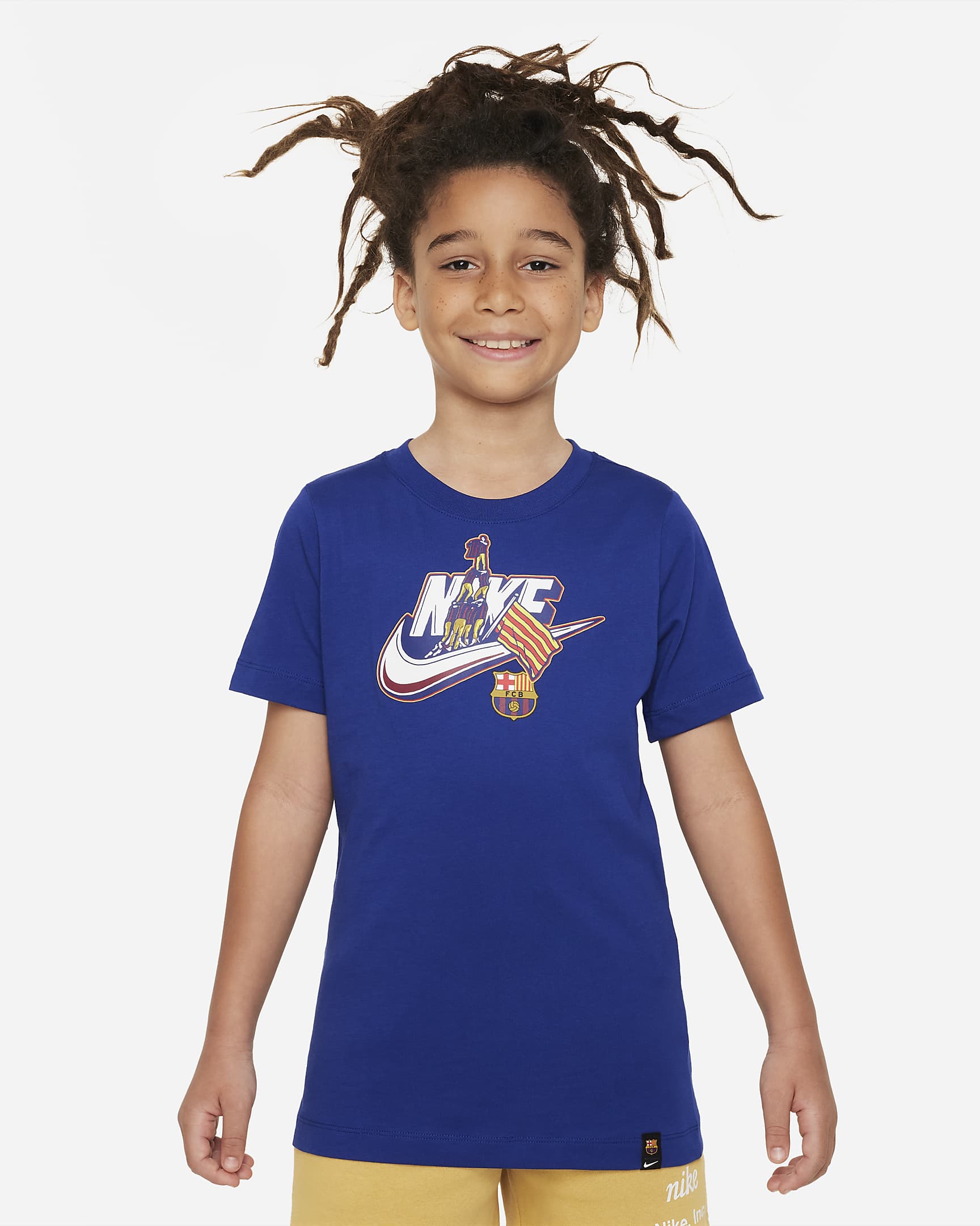 F.C. Barcelona Older Kids' Nike T-Shirt. Nike RO