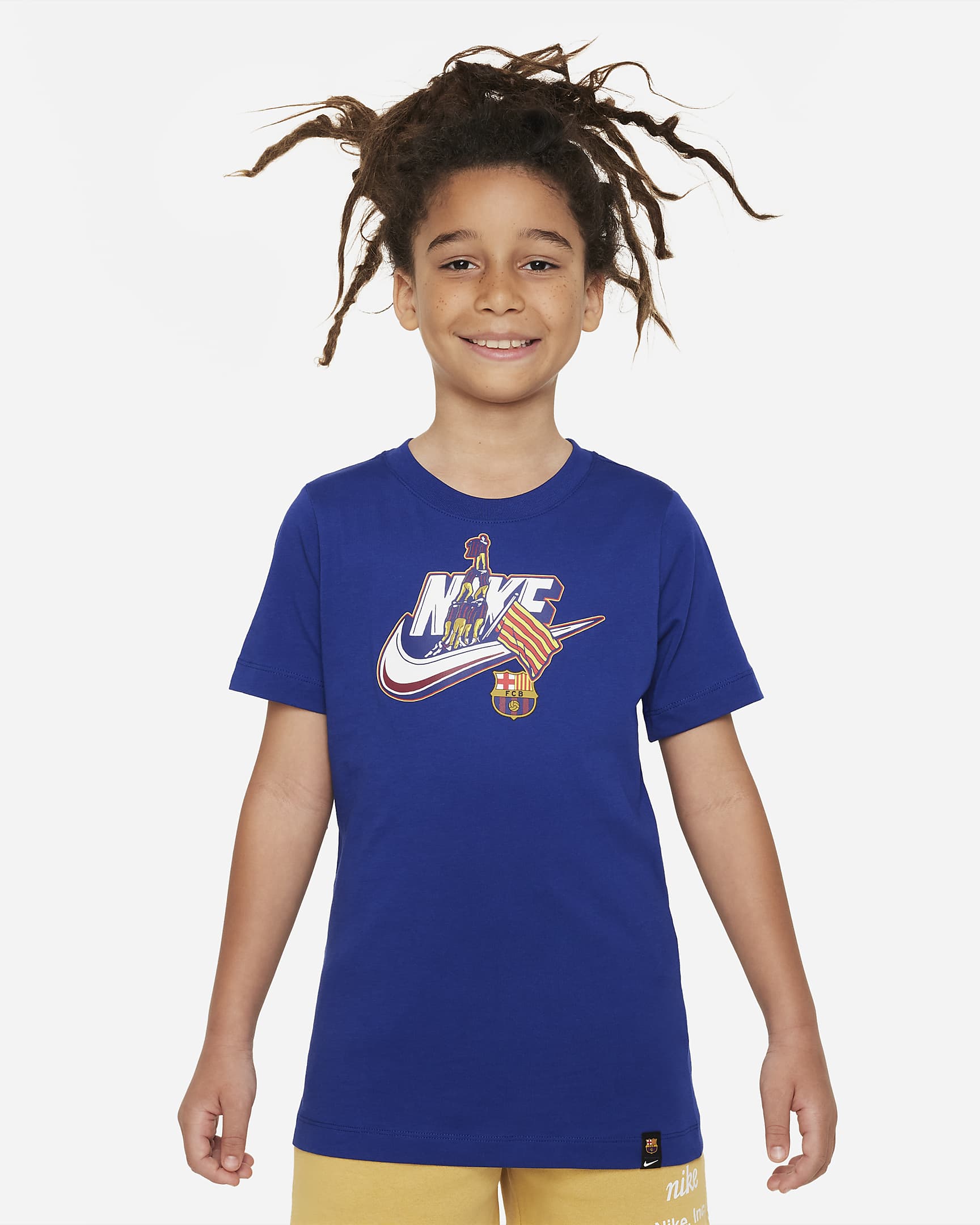 F.C. Barcelona Older Kids' Nike T-Shirt. Nike UK