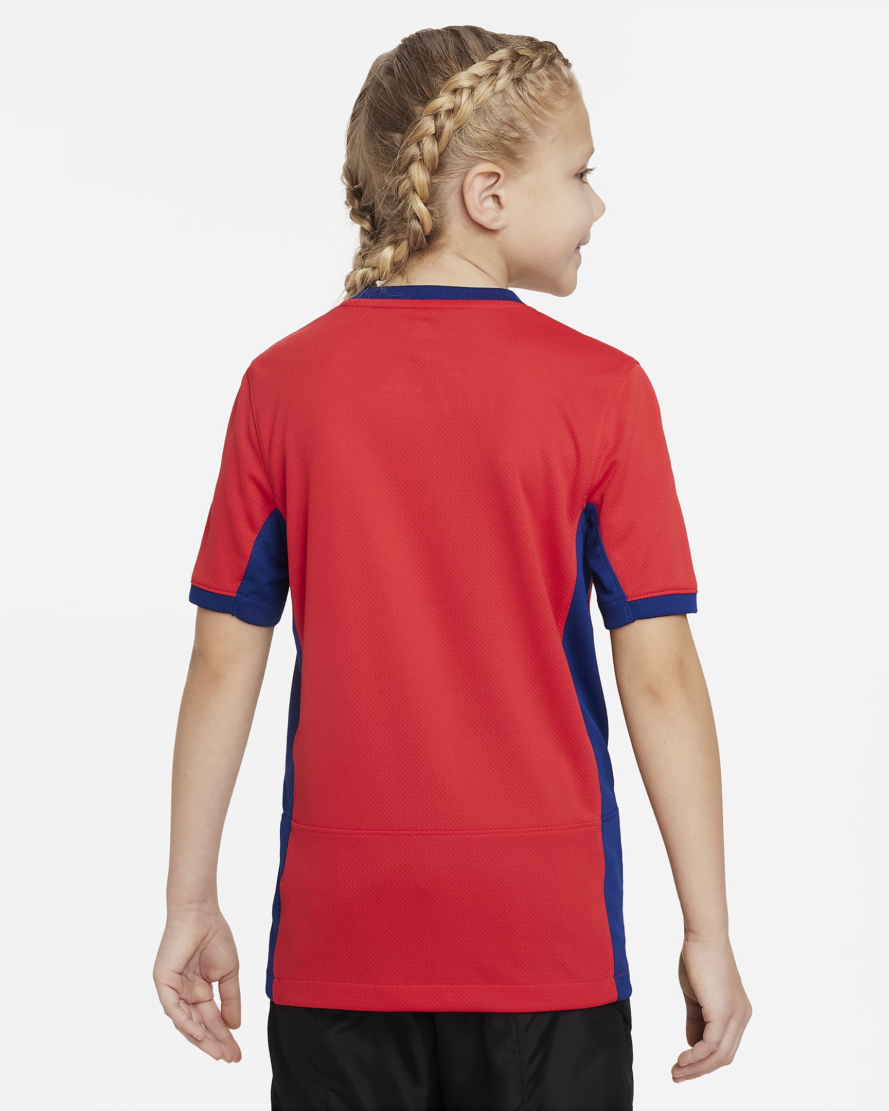Norway 2023 Stadium Home Older Kids' Nike Dri-FIT Football Shirt. Nike BG