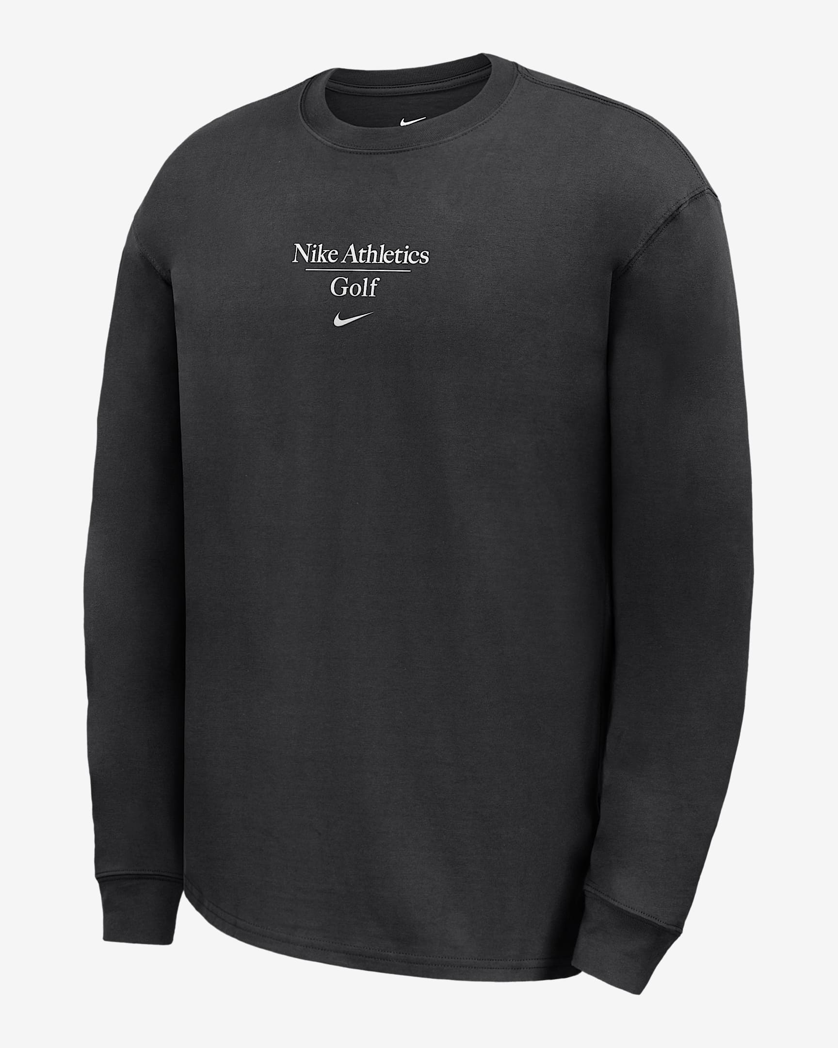 Nike Max90 Men's Golf Long-Sleeve T-Shirt - Black