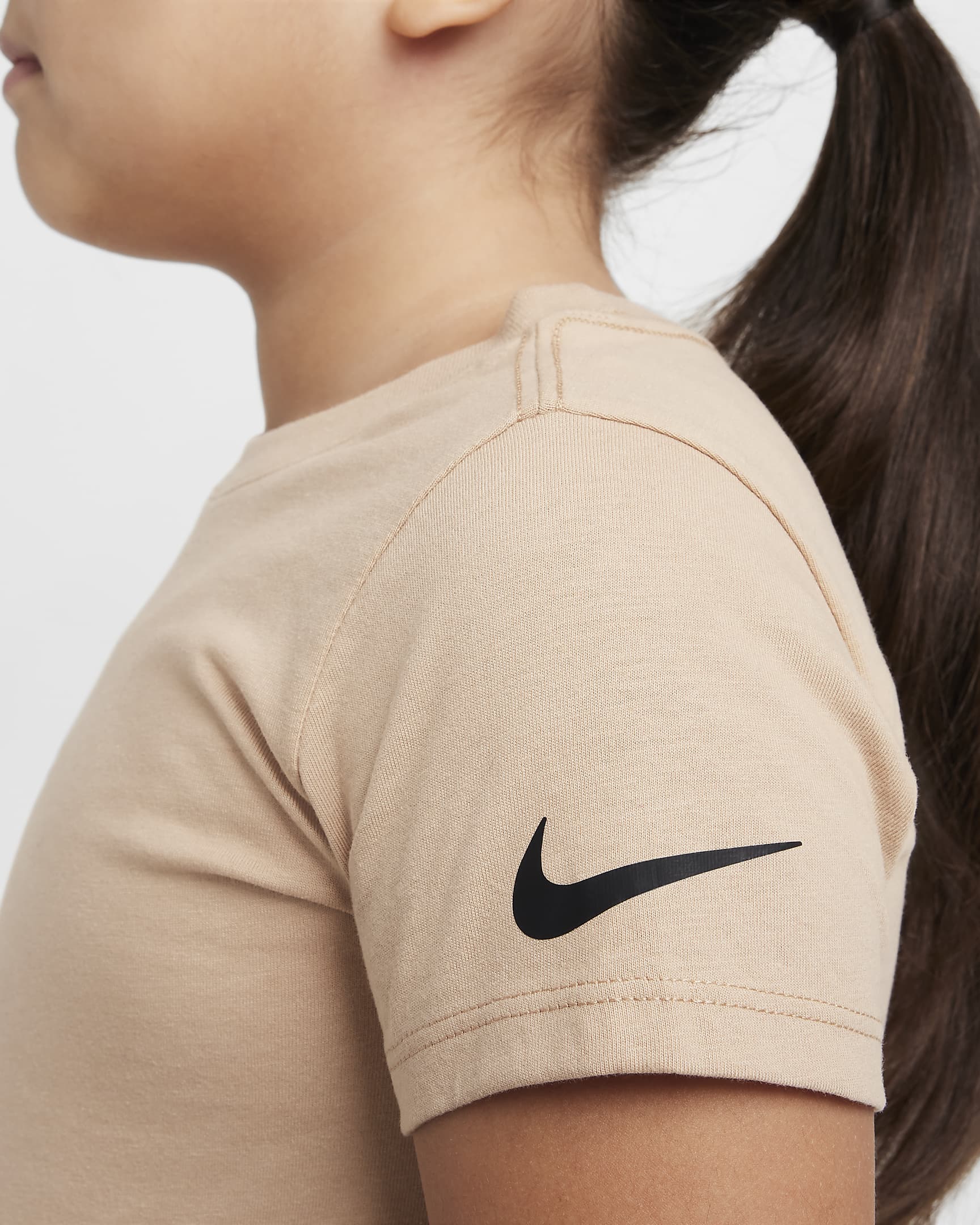 Nike Swoosh Spirit Little Kids' T-Shirt - Hemp