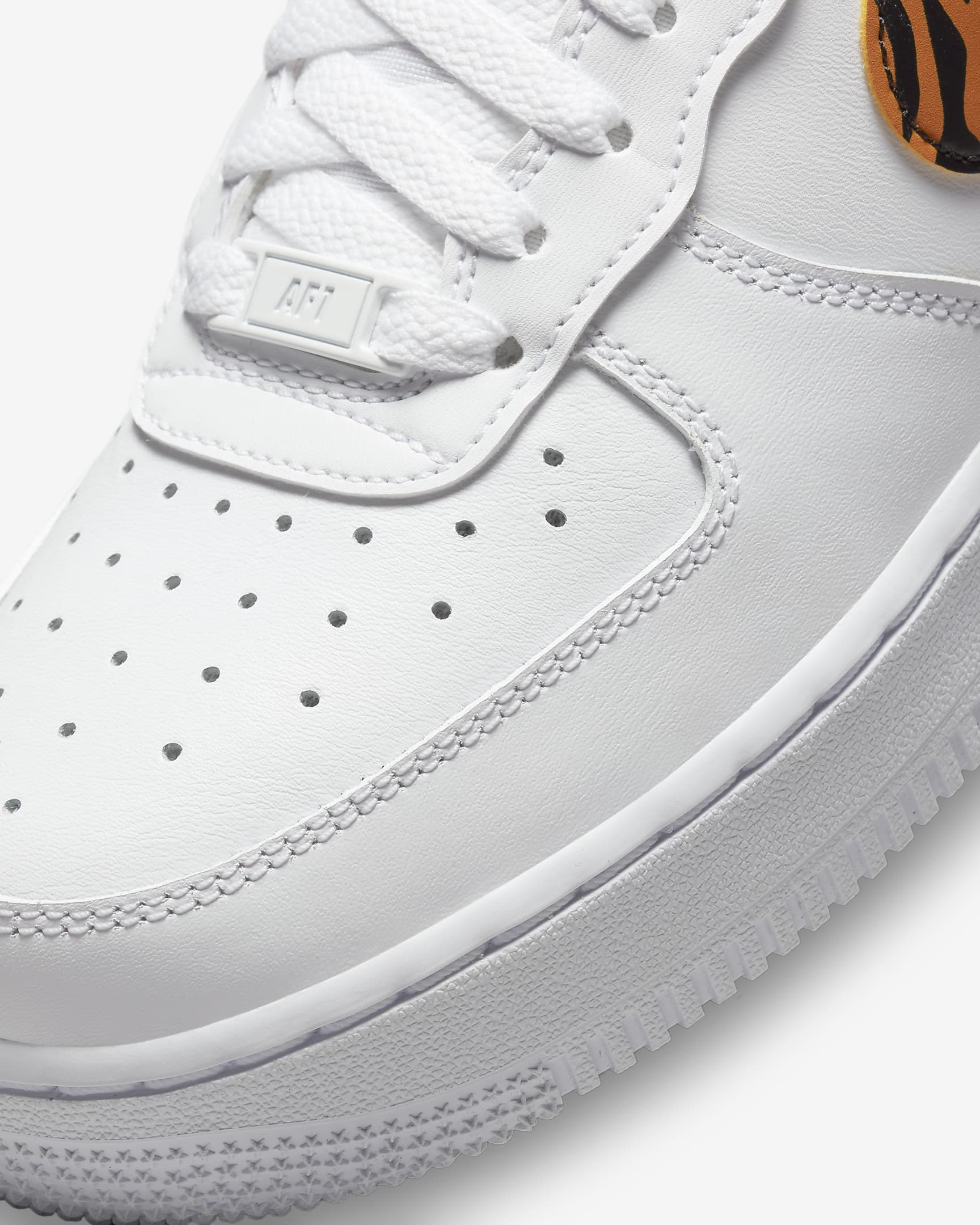 Nike Air Force 1 '07 Women's Shoes - White/Black/Monarch/Multi-Colour