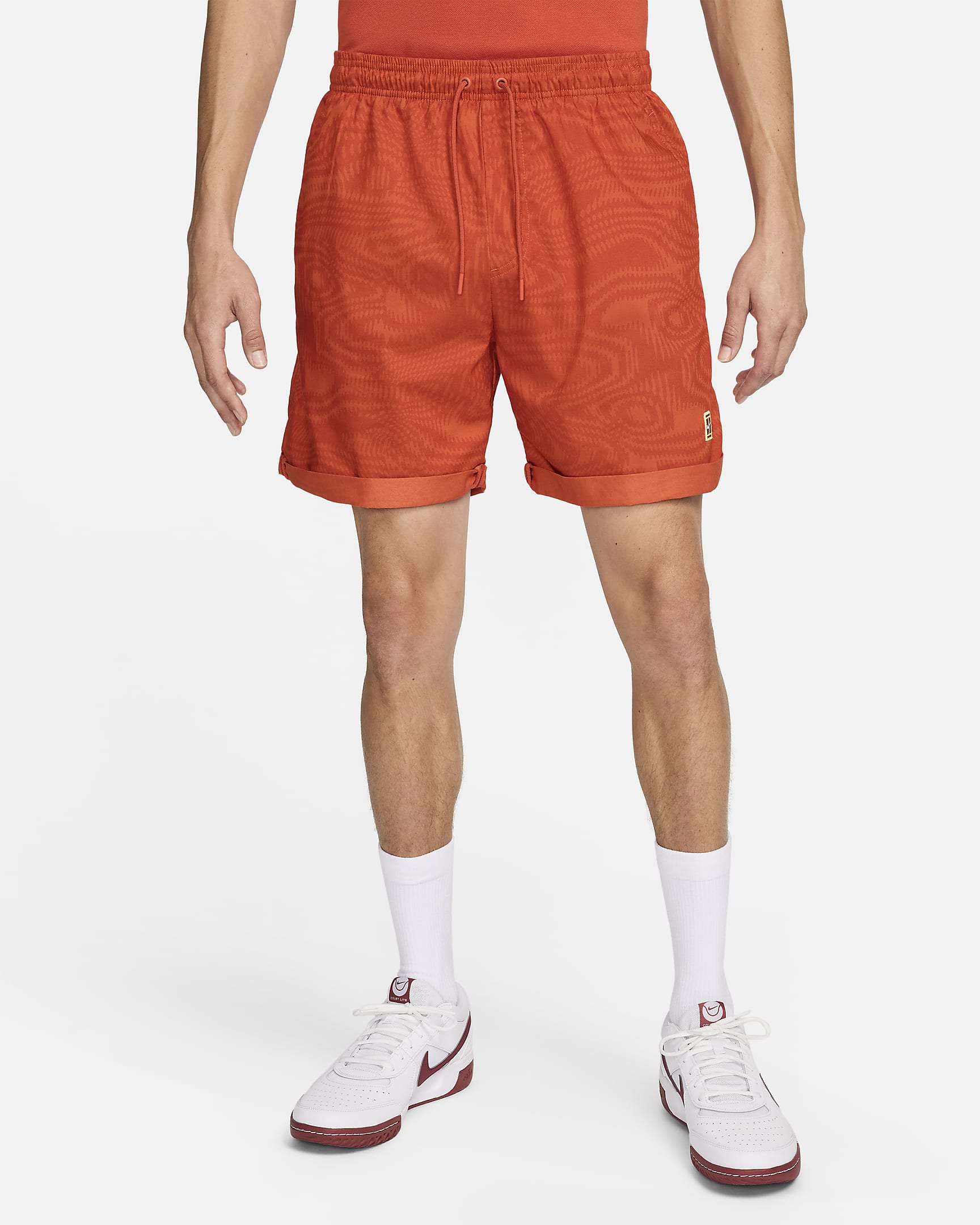 NikeCourt Heritage Pantalón corto de tenis Dri-FIT de 15 cm - Hombre - Rust Factor