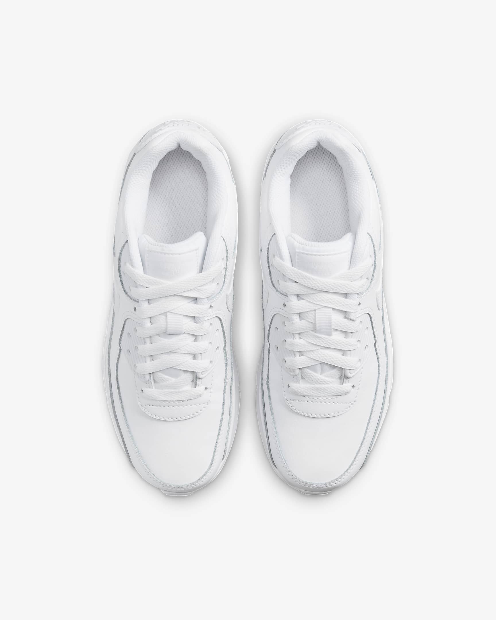 Chaussure Nike Air Max 90 pour ado - Blanc/Metallic Silver/Blanc/Blanc