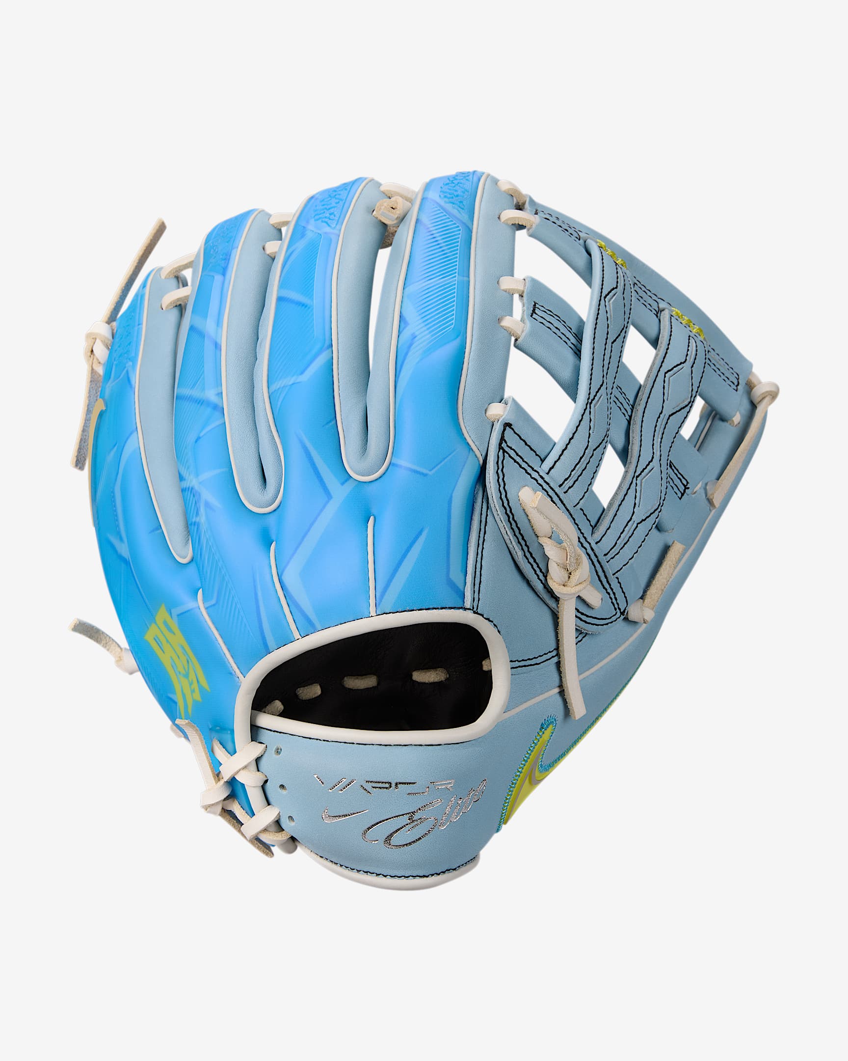 Nike Vapor Elite "Ronald Acuña Jr." Men's Fielding Glove - Valor Blue/White/Opti Yellow