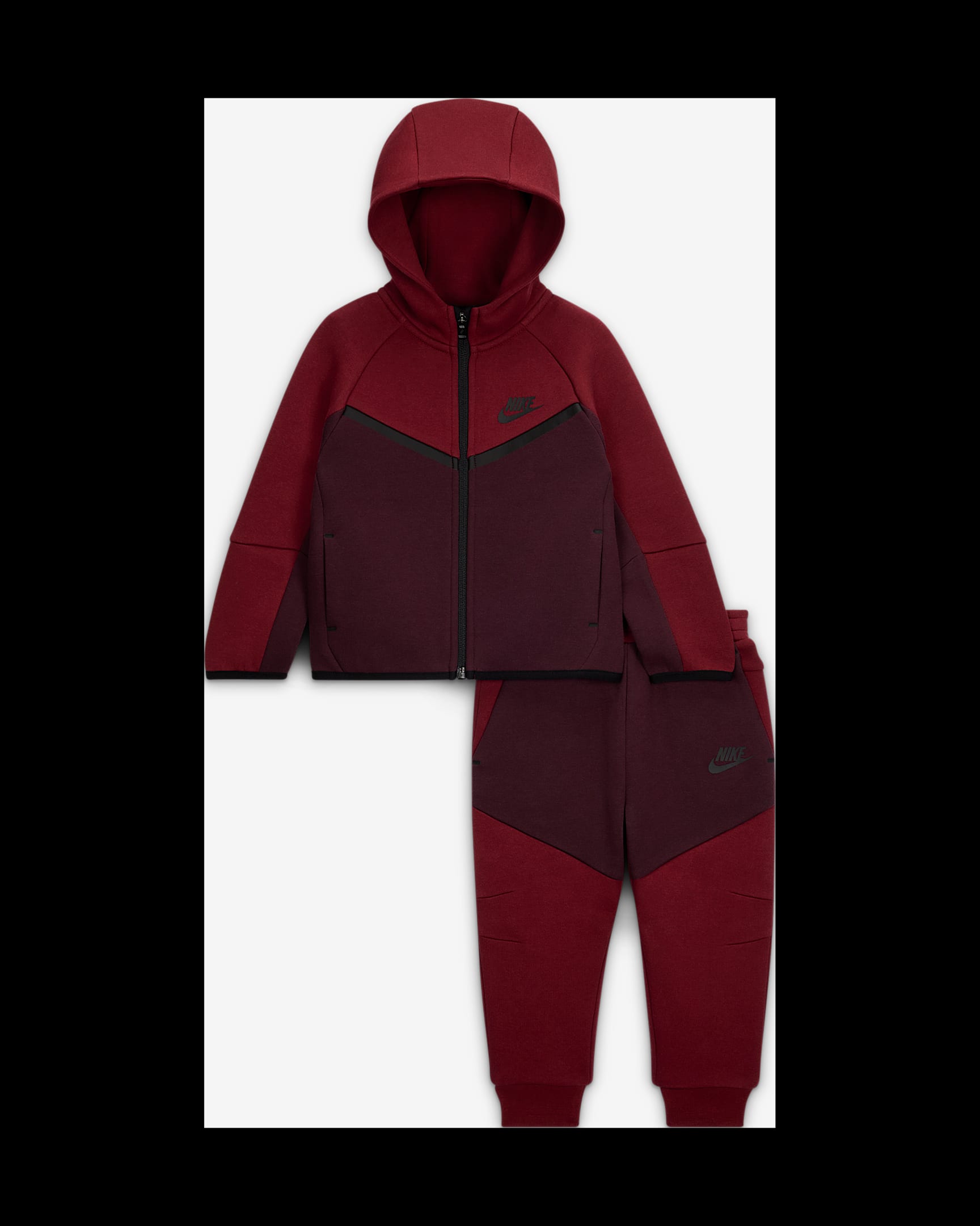 Nike Sportswear Baby Tech Fleece 2-Piece Full-Zip Set - University Red