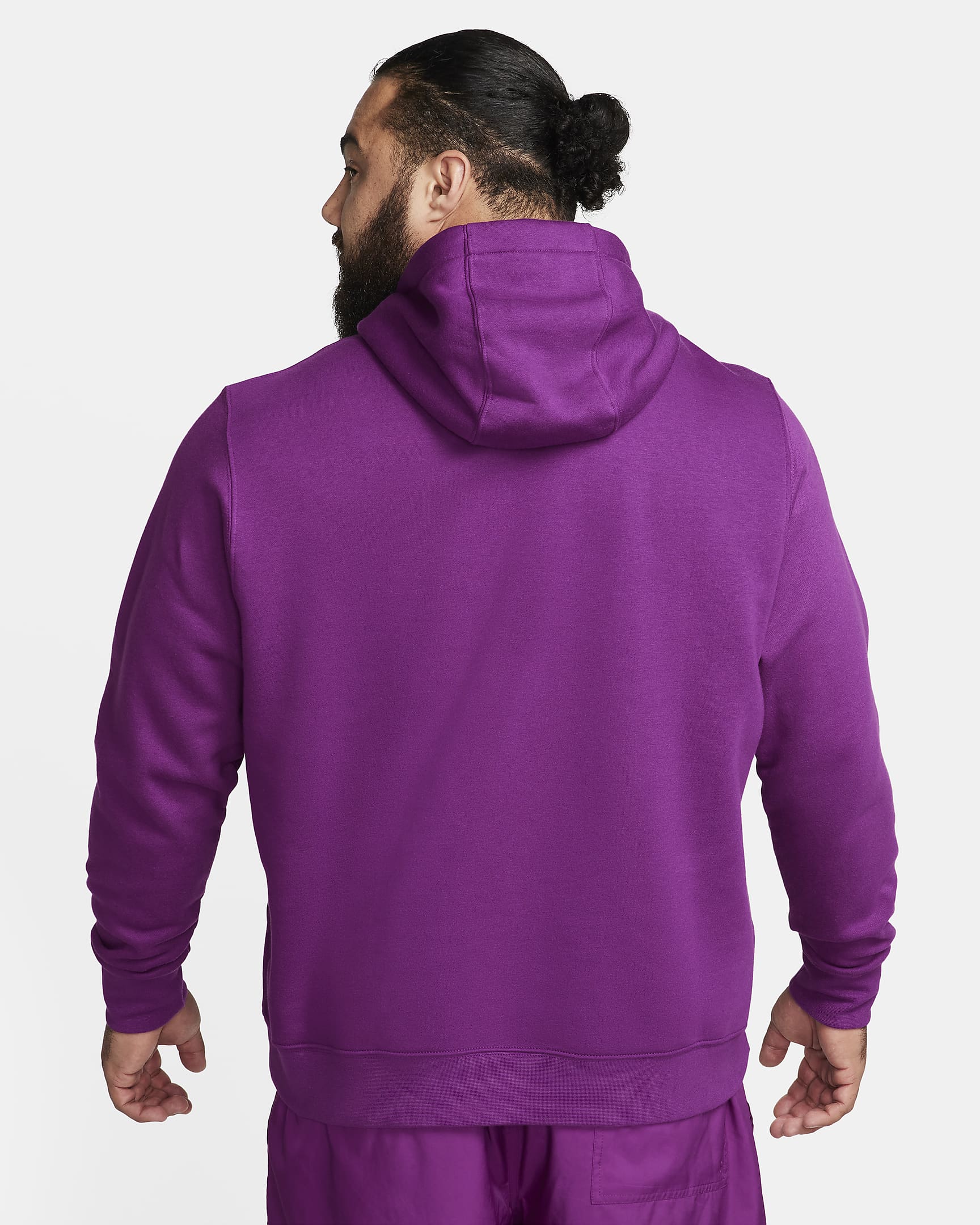 Nike Sportswear Club Fleece Hoodie - Viotech/Viotech/Weiß