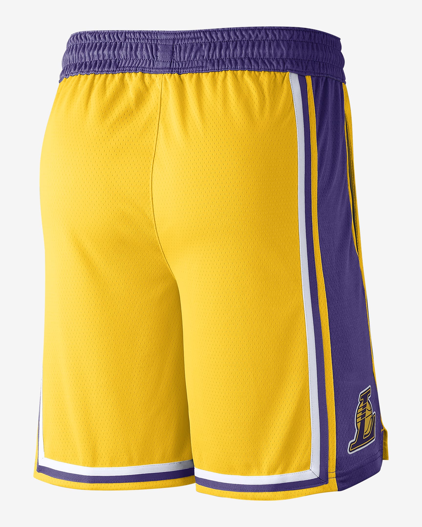 Los Angeles Lakers Icon Edition Men's Nike NBA Swingman Shorts. Nike HU