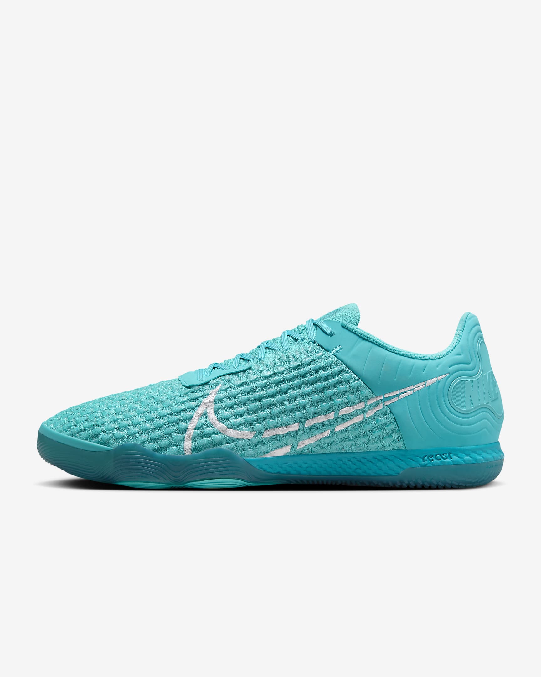 Chaussure de foot en salle basse Nike React Gato - Dusty Cactus/Barely Volt