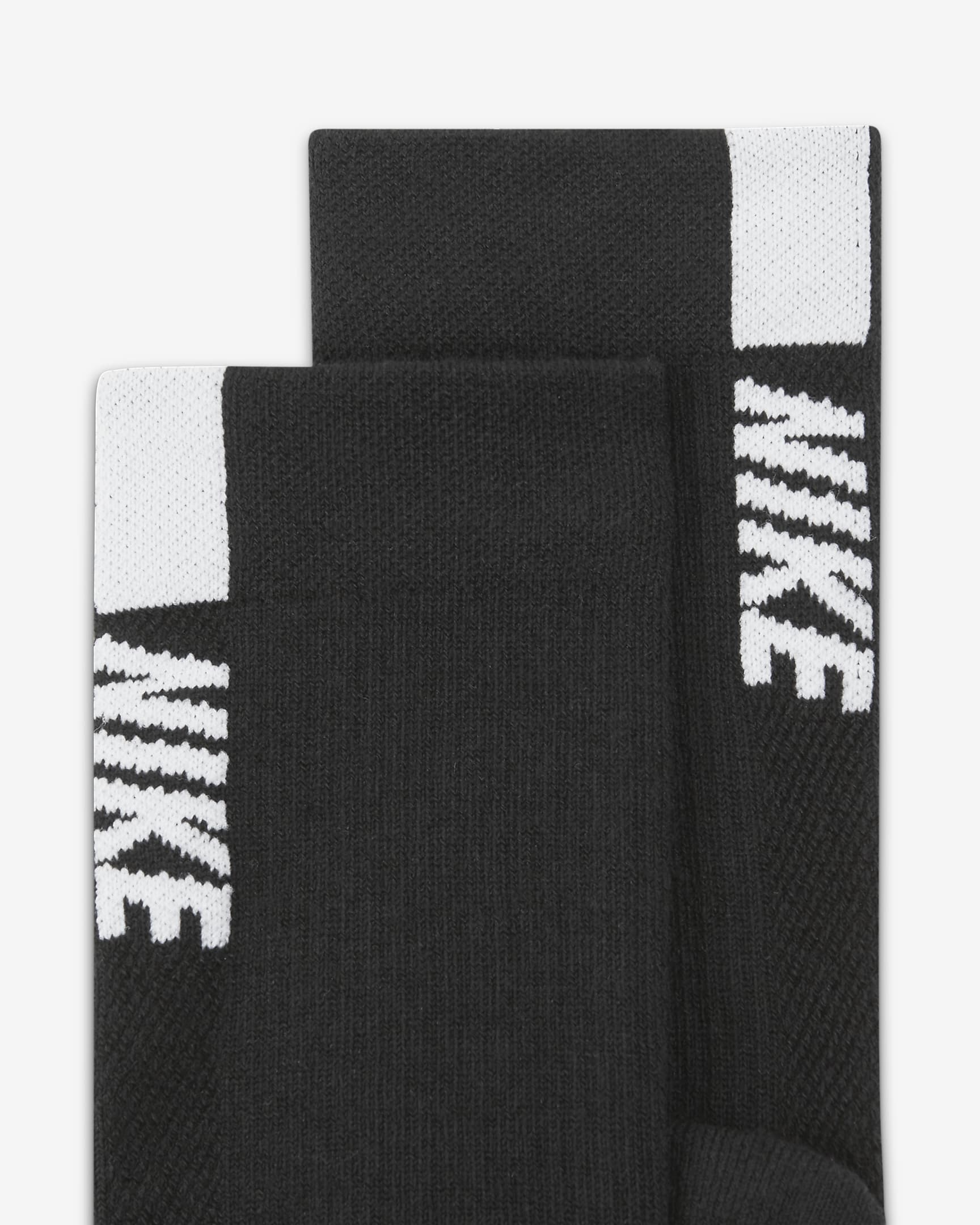 Nike Multiplier Crew Socks (2 Pairs) - Black/White