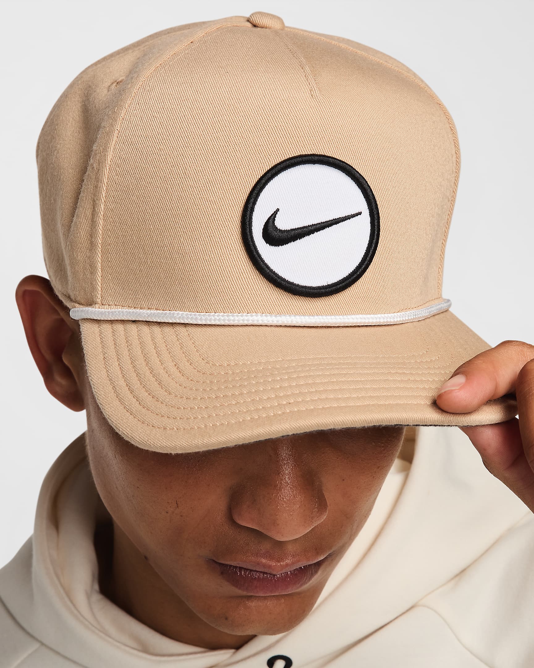 Nike Pro Structured Dri-FIT Cap - Hemp/Anthracite/White