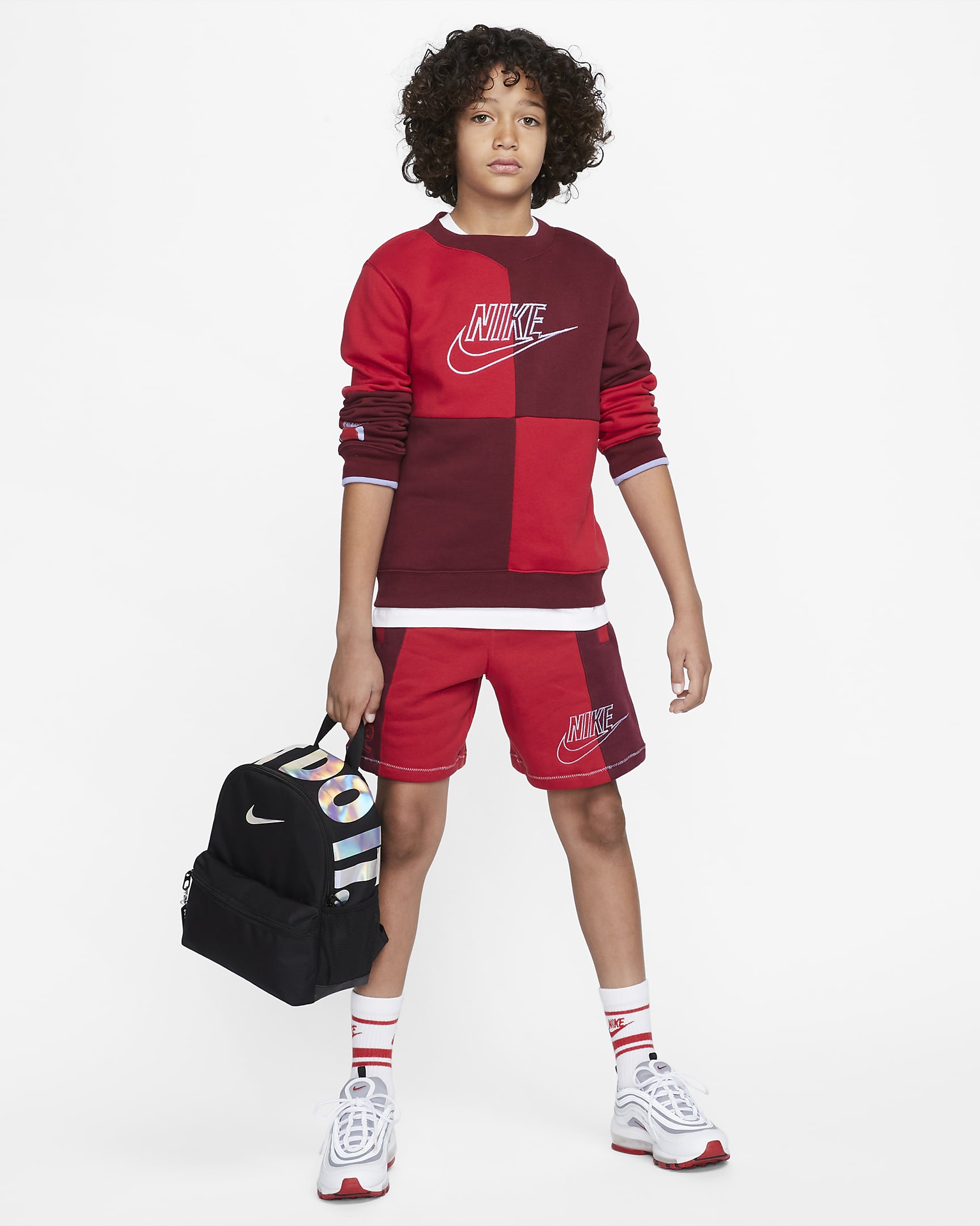 Nike Brasilia JDI Minirugzak voor kids (11 liter) - Zwart/Zwart