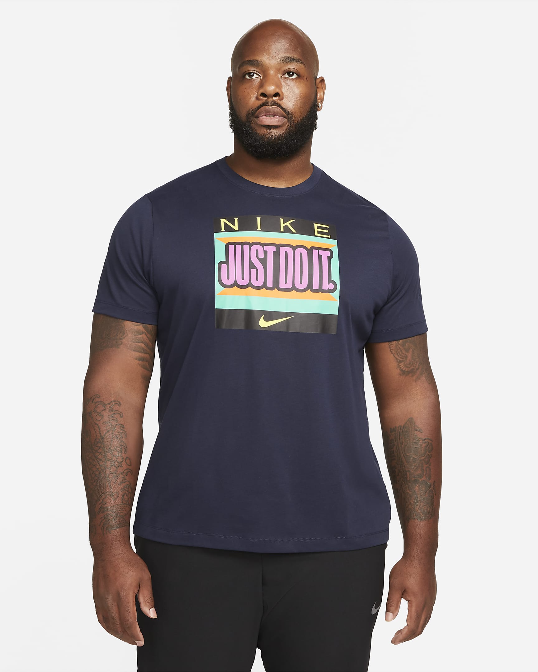 Nike Dri-FIT Men's Training T-Shirt - Obsidian