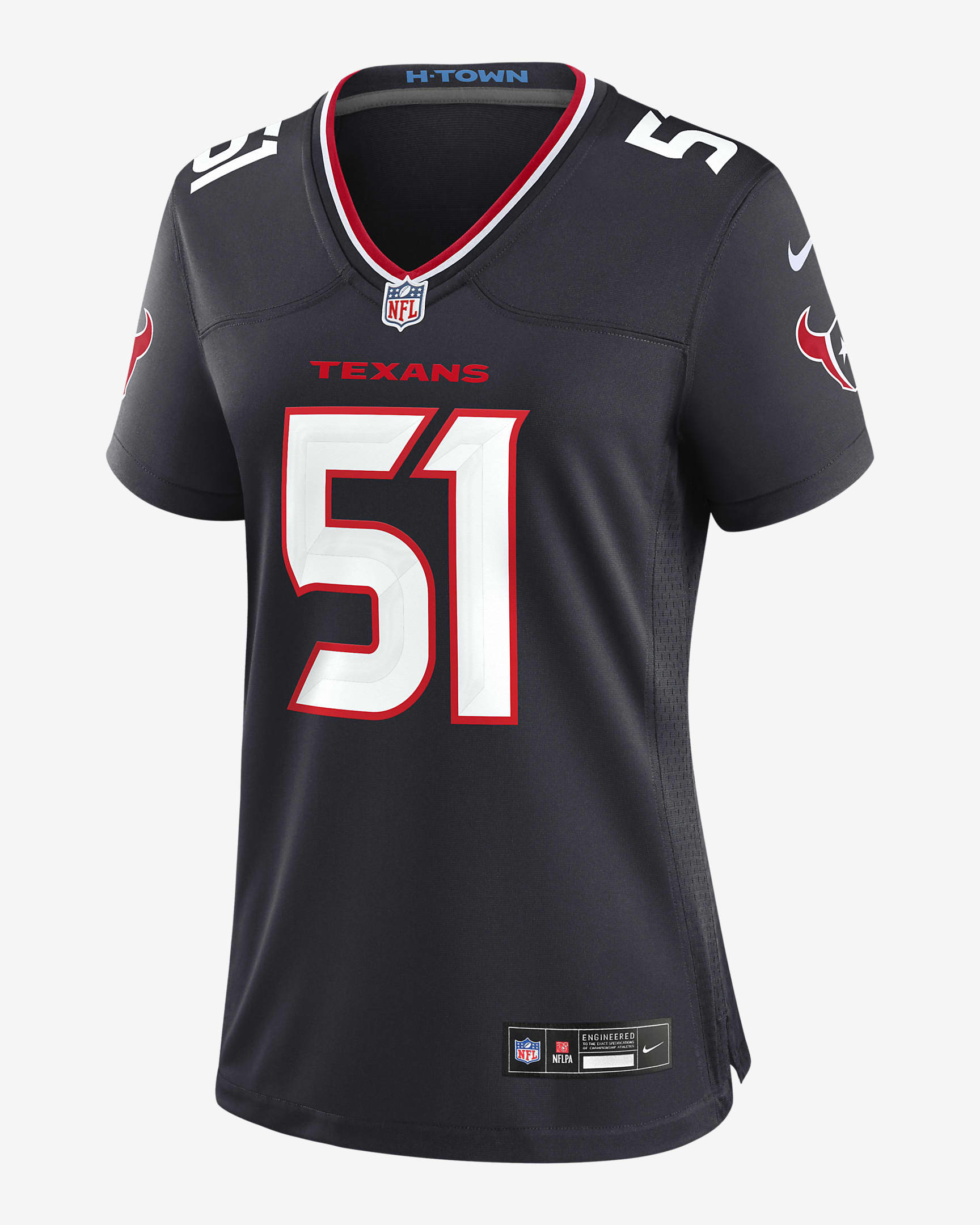 Jersey de fútbol americano Nike de la NFL Game para mujer Will Anderson Jr. Houston Texans - Azul marino