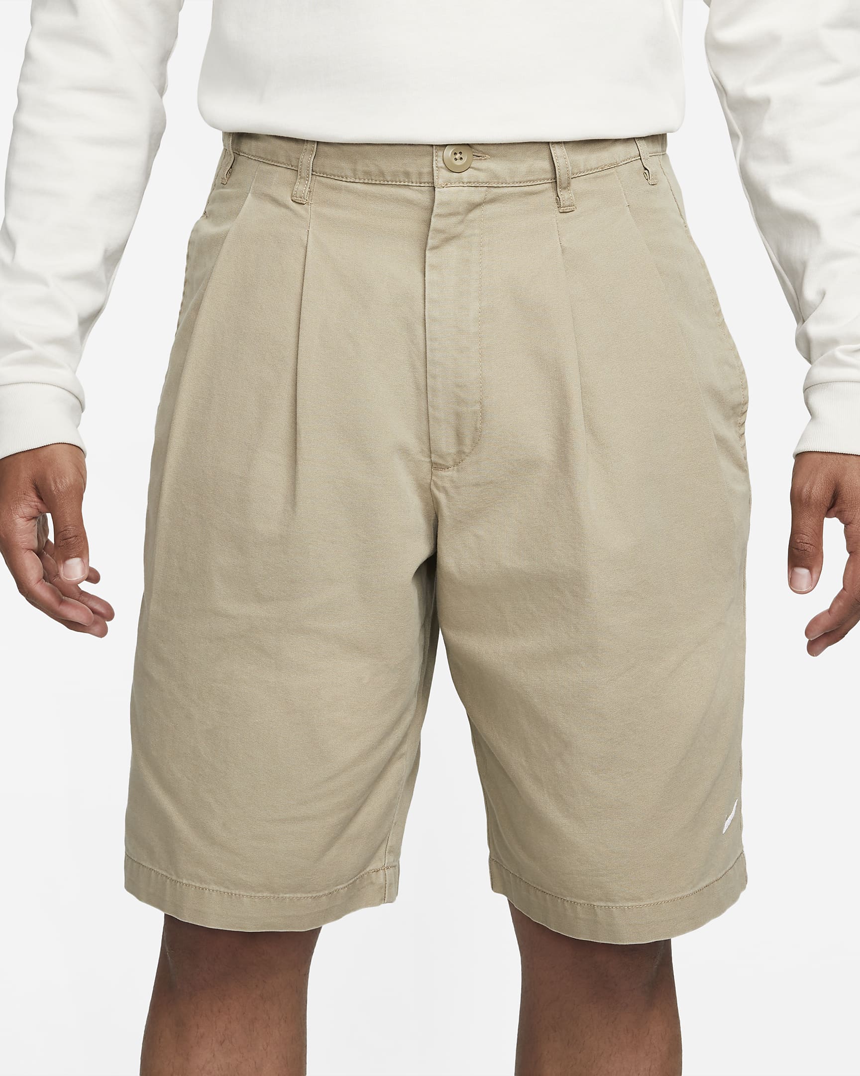 Nike Life Men's Pleated Chino Shorts. Nike IL