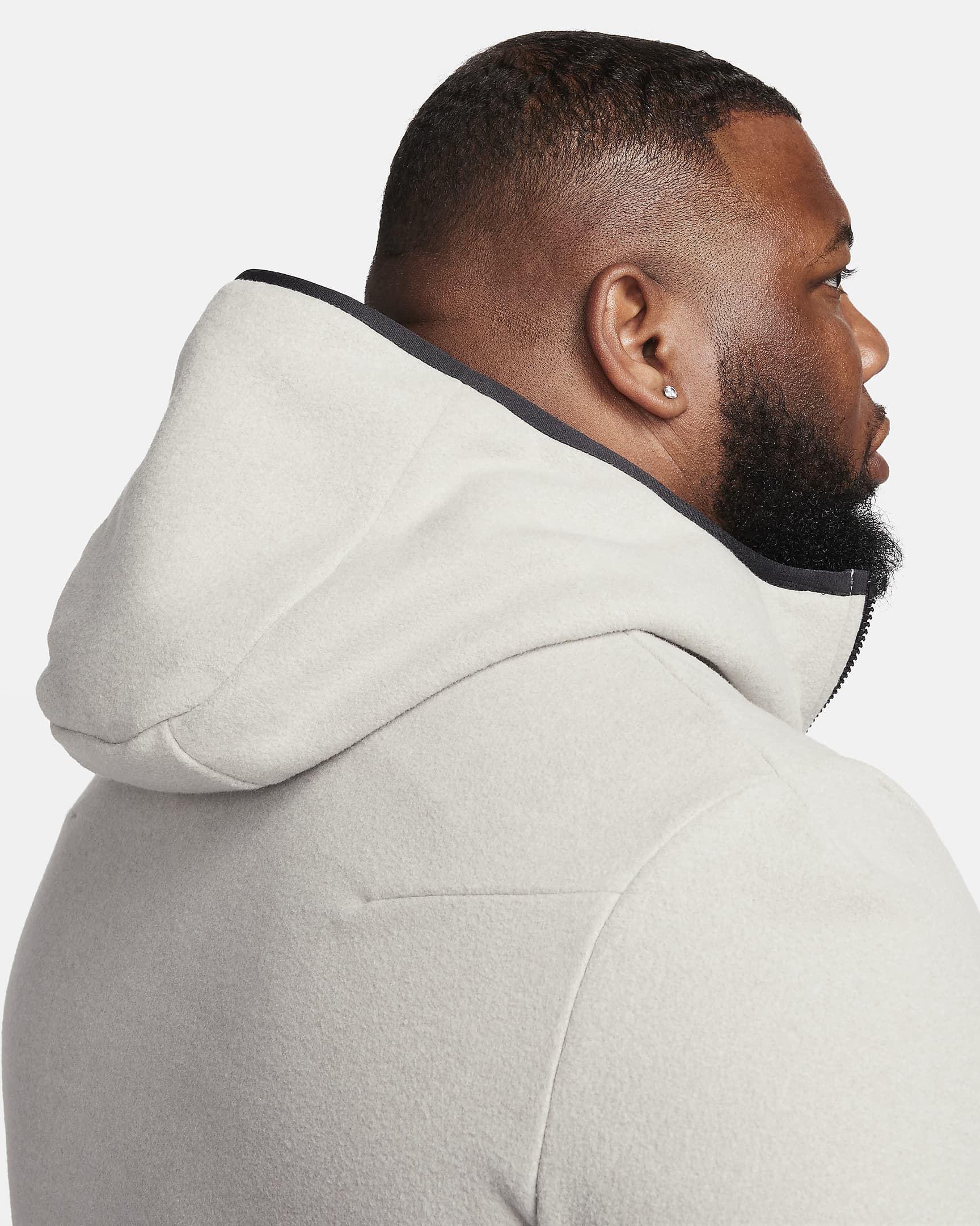 Nike Sportswear Tech Fleece Men's Full-zip Winterized Hoodie. Nike BG