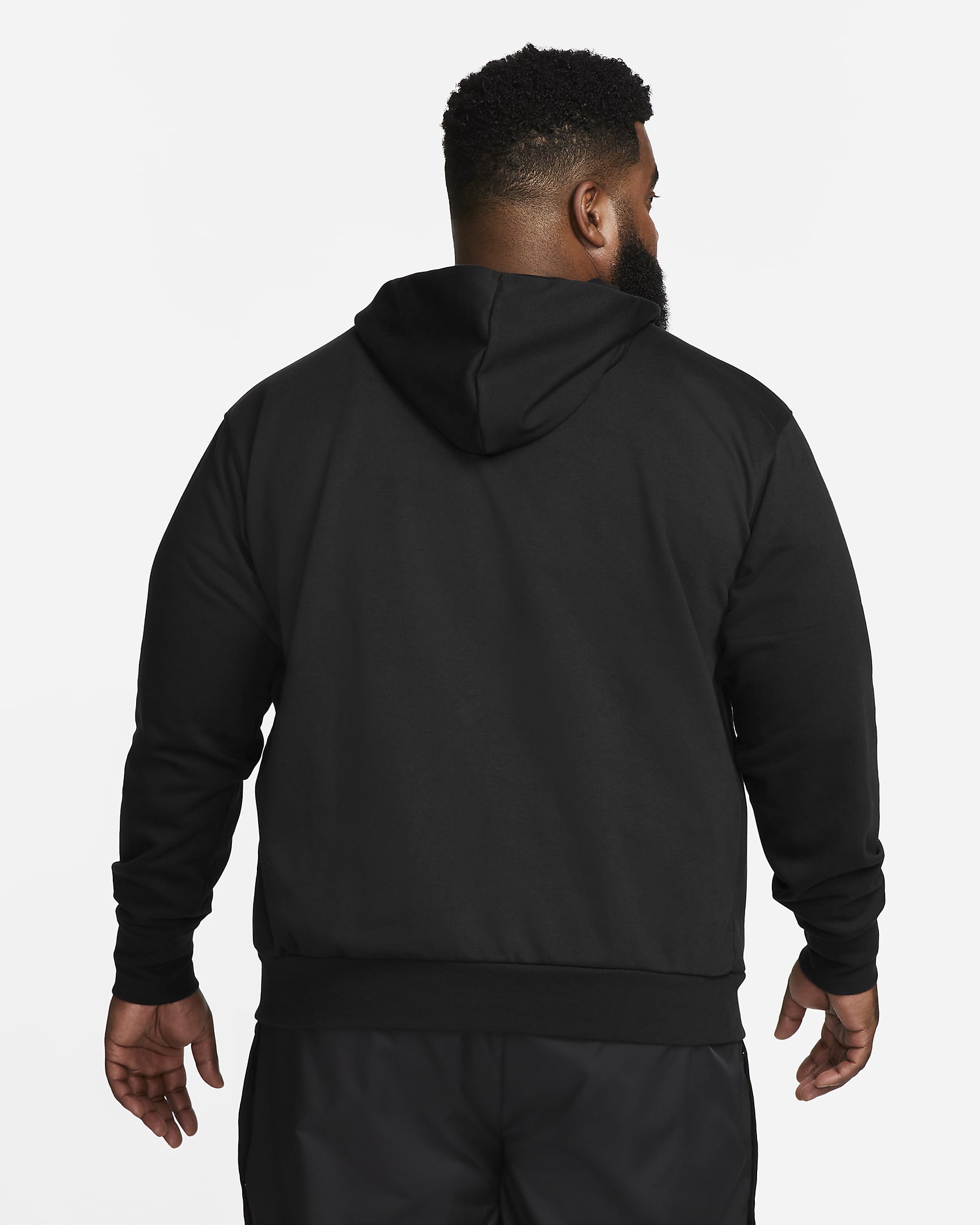 Nike Standard Issue Men's Dri-FIT Pullover Basketball Hoodie - Black/Pale Ivory
