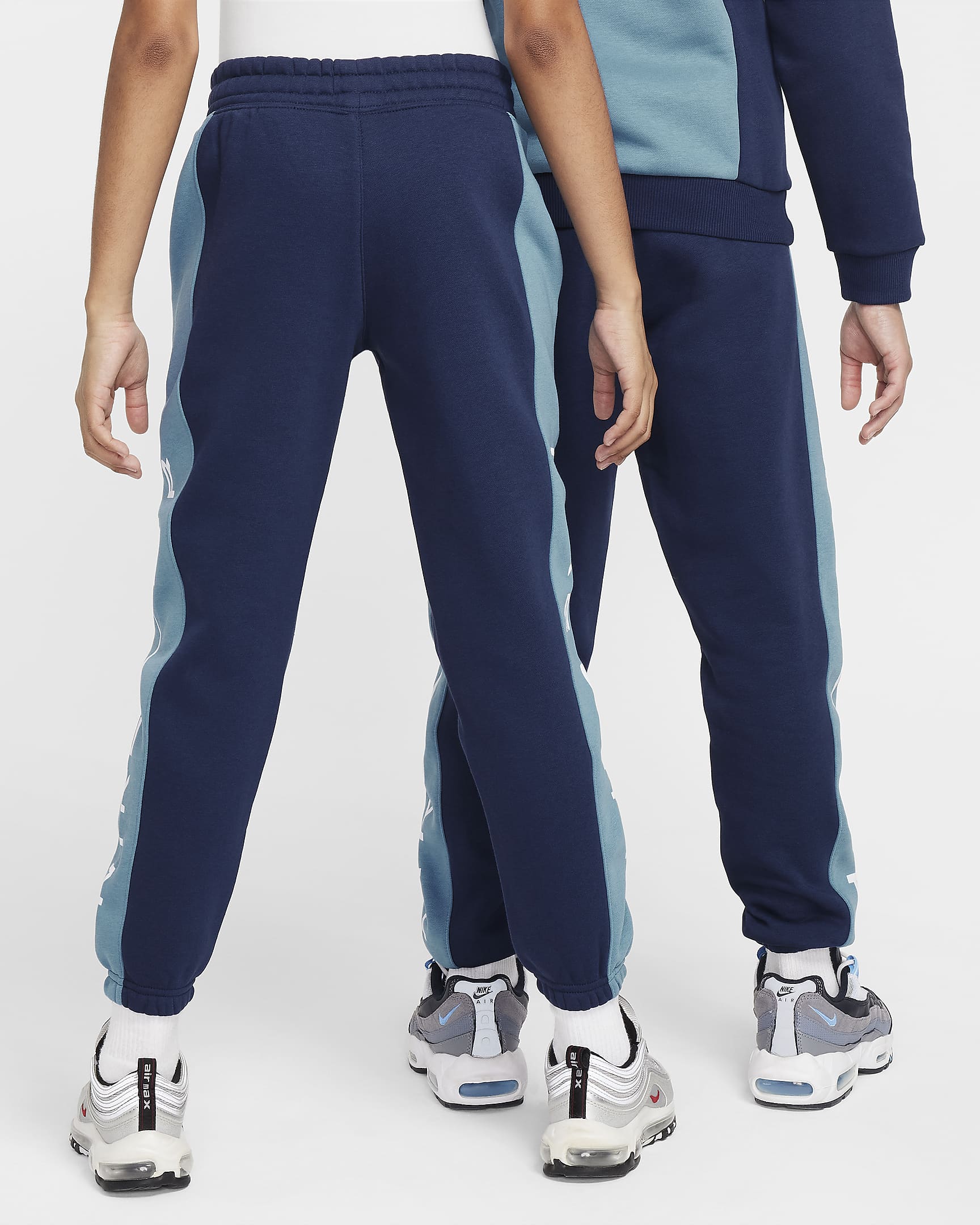 Pantalon Nike Air pour ado - Midnight Navy/Aegean Storm/Blanc/Blanc