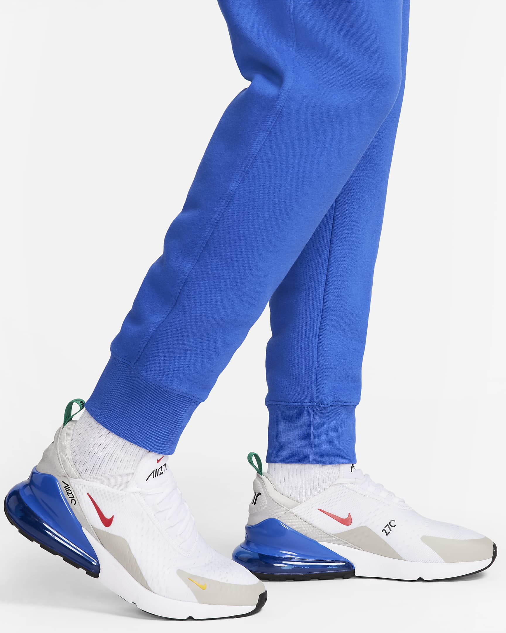 Pantaloni jogger Nike Sportswear Club Fleece - Game Royal/Game Royal/Bianco