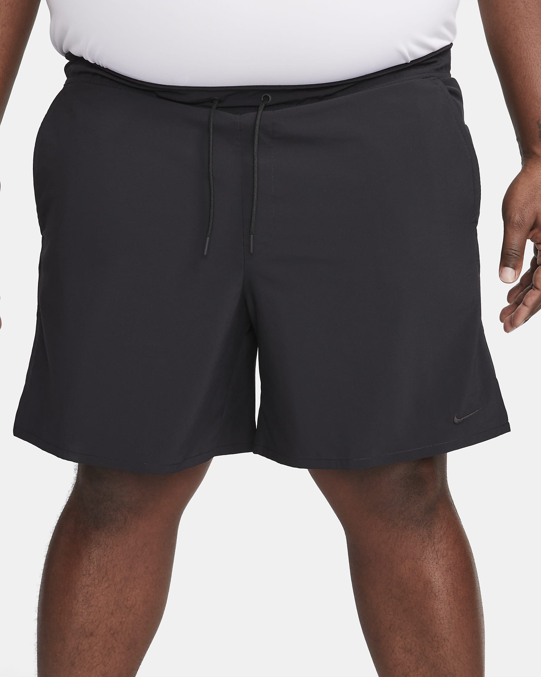 Shorts versatili Dri-FIT non foderati 18 cm Nike Unlimited – Uomo - Nero/Nero/Nero