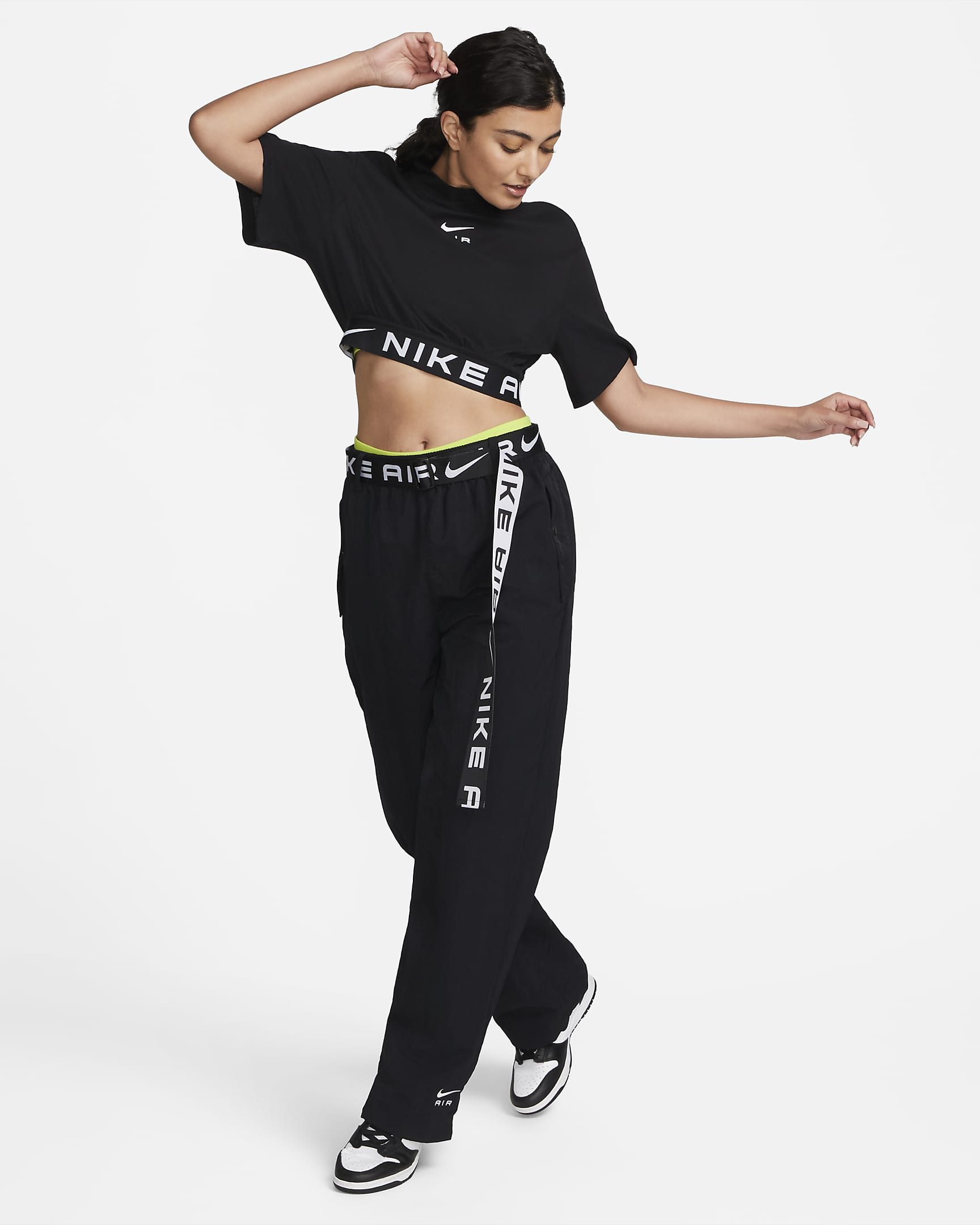 Nike Air Women's Short-Sleeve Cropped Top. Nike UK