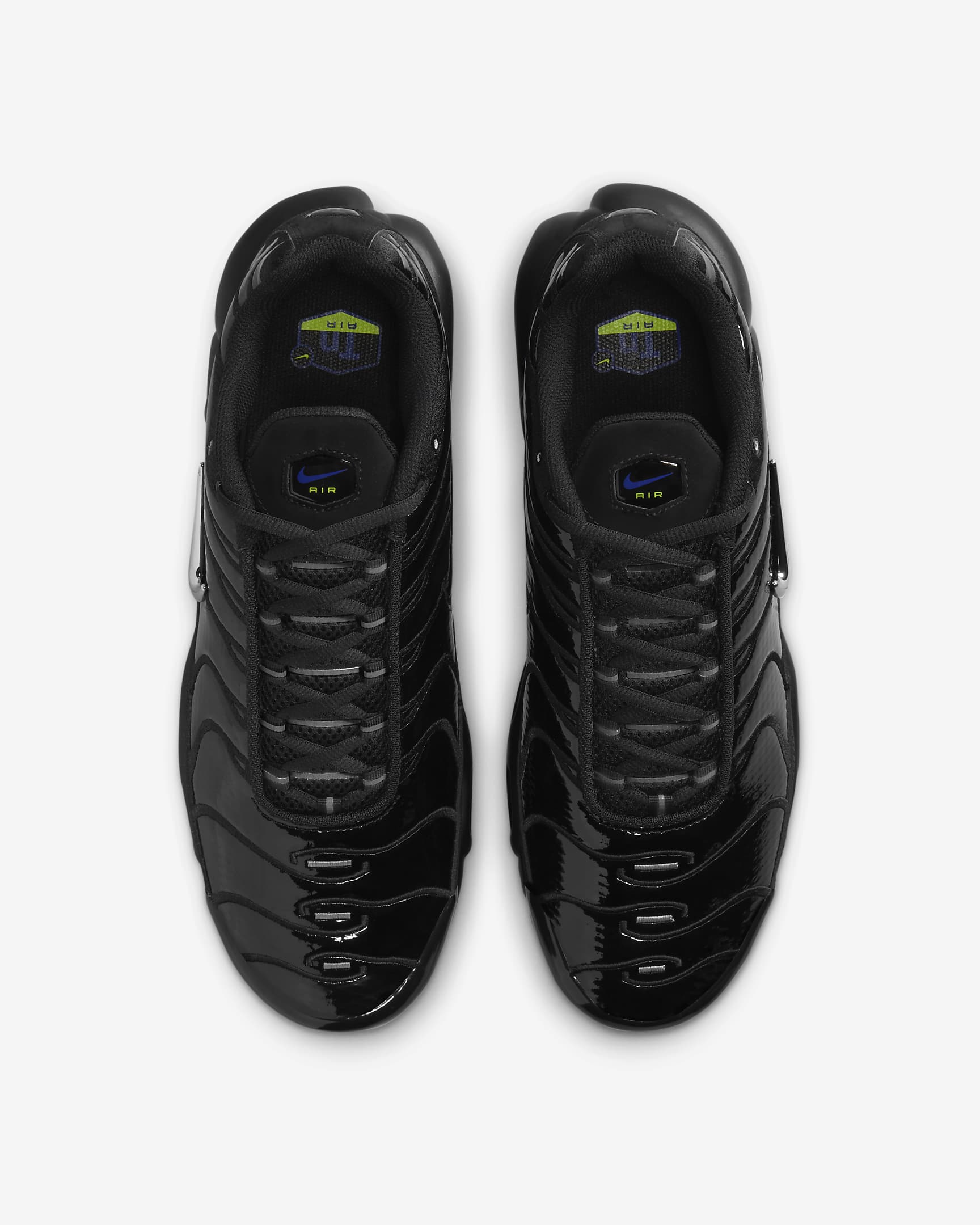 Sapatilhas Nike Air Max Plus para homem - Preto/Volt/Concord/Prateado metalizado