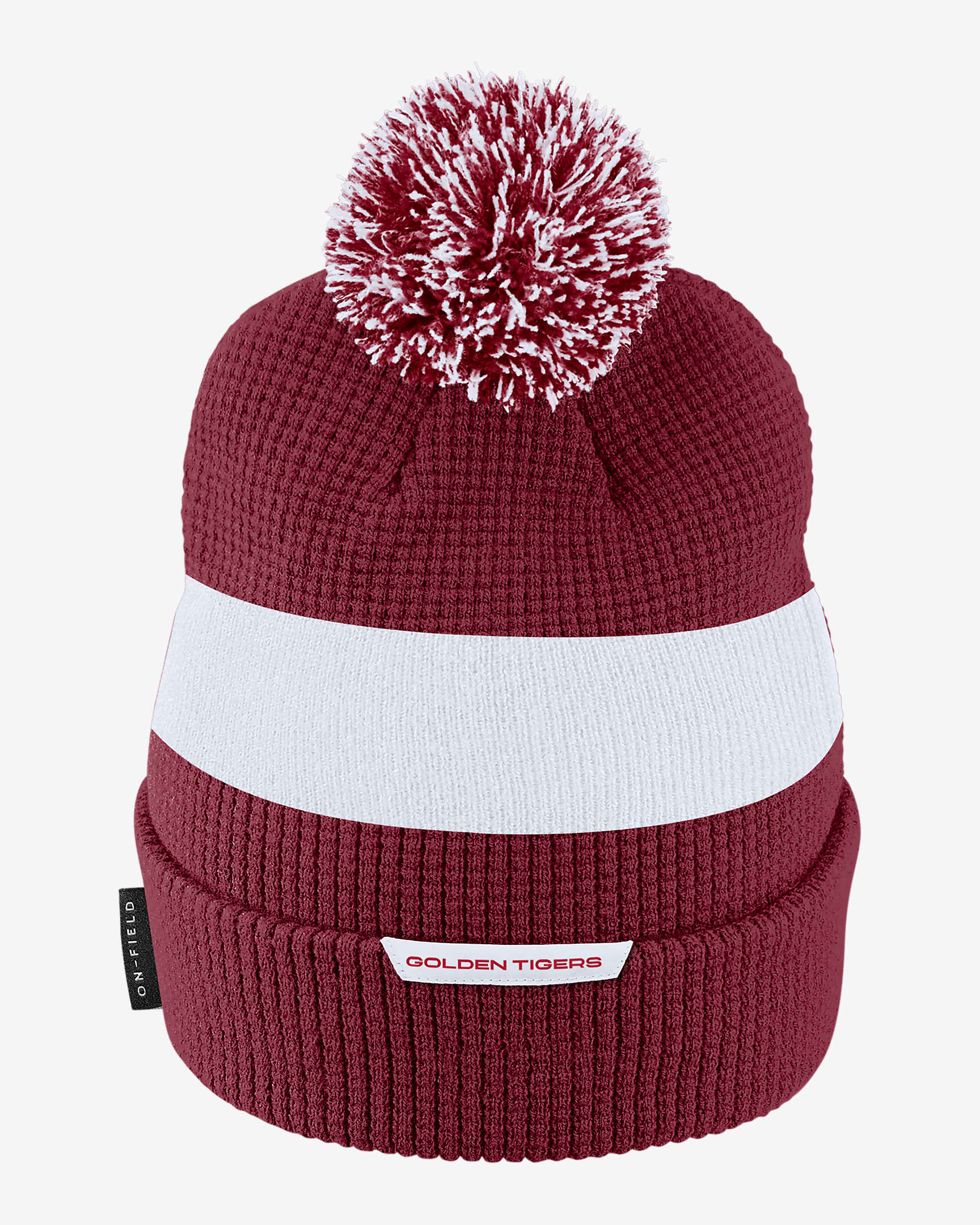 Tuskegee Nike College Pom Beanie - Team Crimson