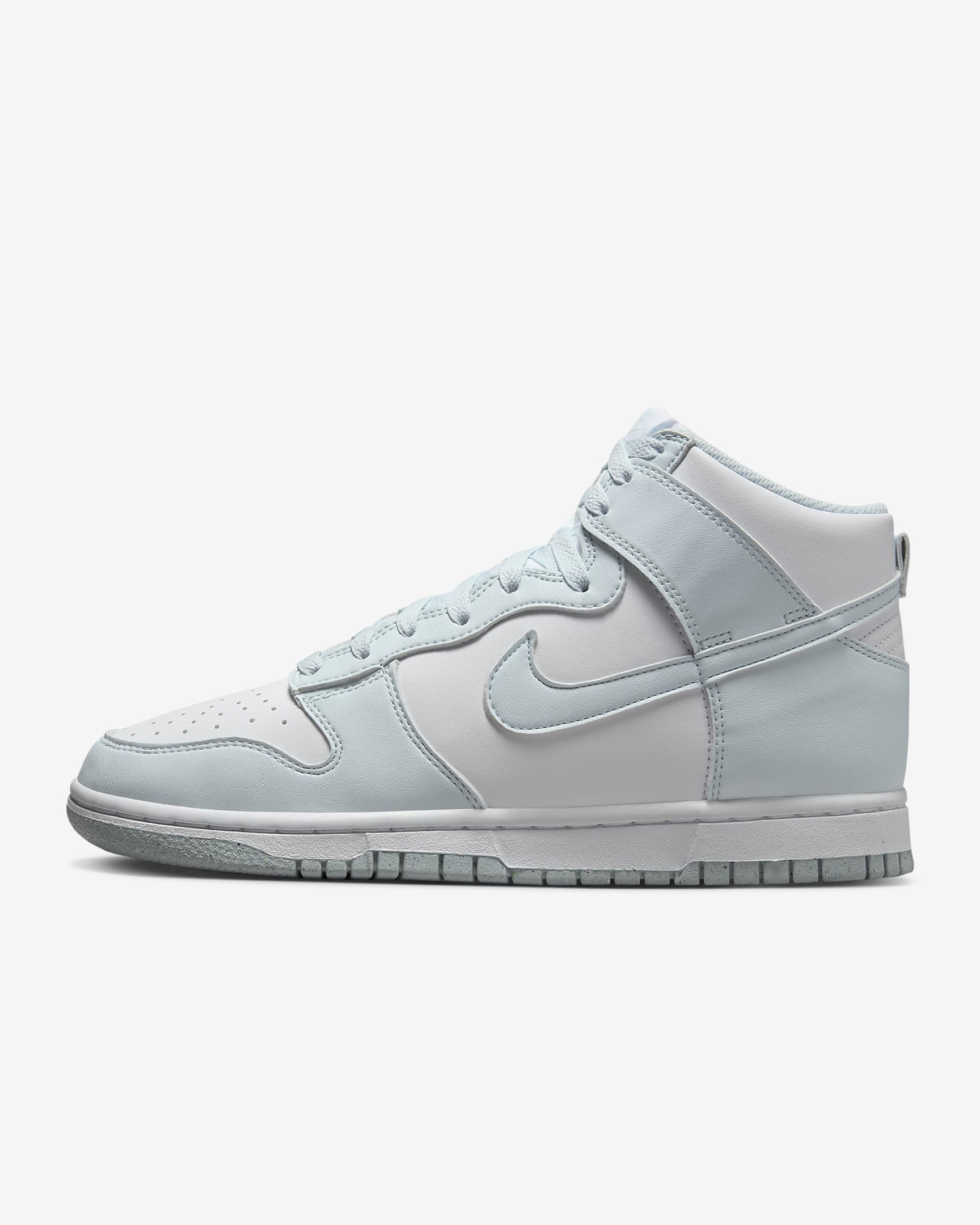 Sapatilhas Nike Dunk High Next Nature para mulher - Branco/Branco/Azul Glacier