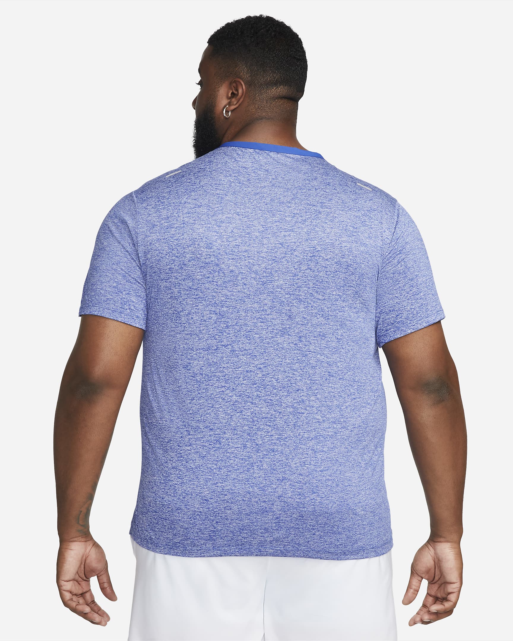 Nike Rise 365 Men's Dri-FIT Short-Sleeve Running Top - Game Royal/Heather