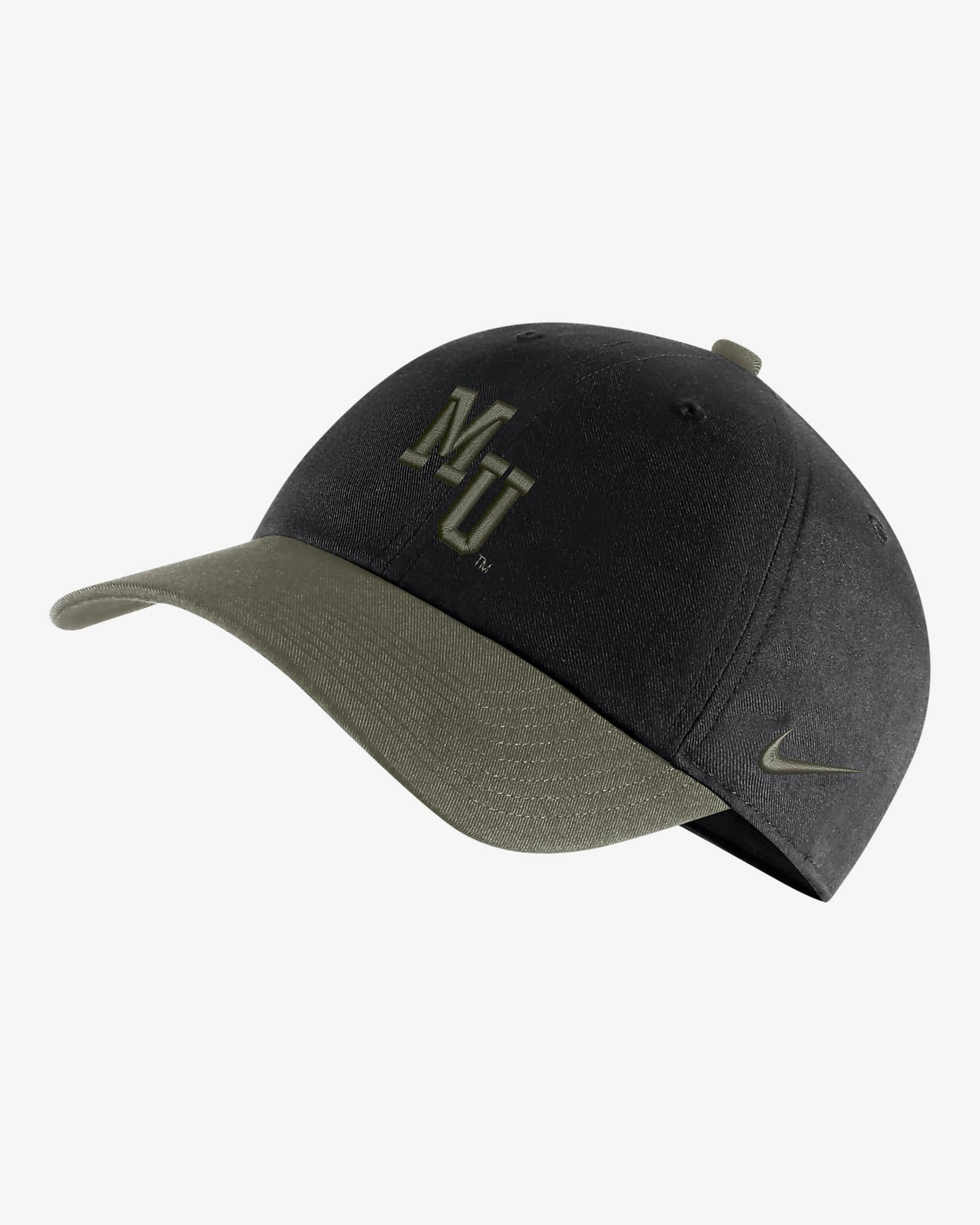 Marquette Heritage86 Nike College Hat - Black/Medium Olive