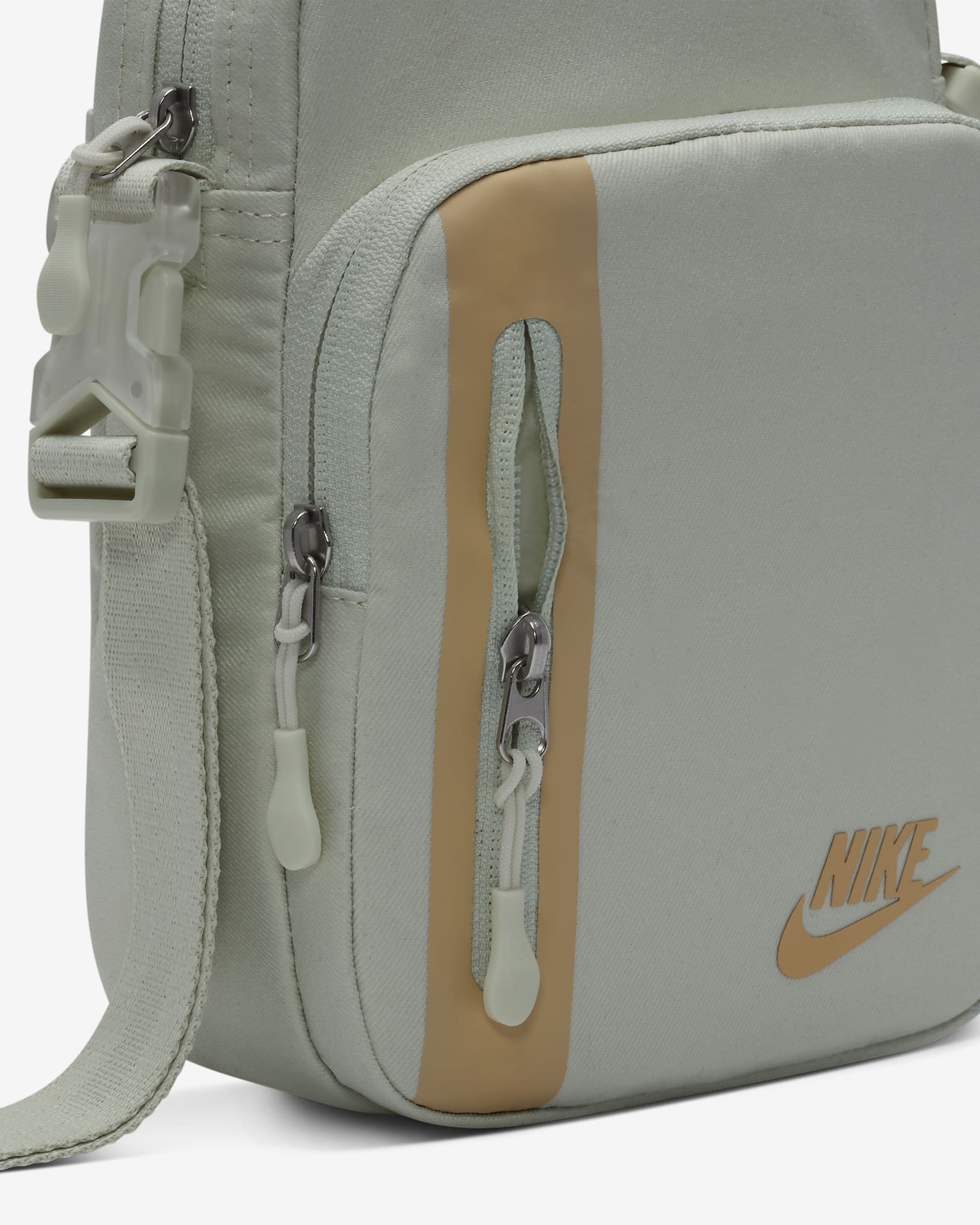 Taška Nike Elemental Premium přes rameno (4 l) - Sea Glass/Sea Glass/Sesame