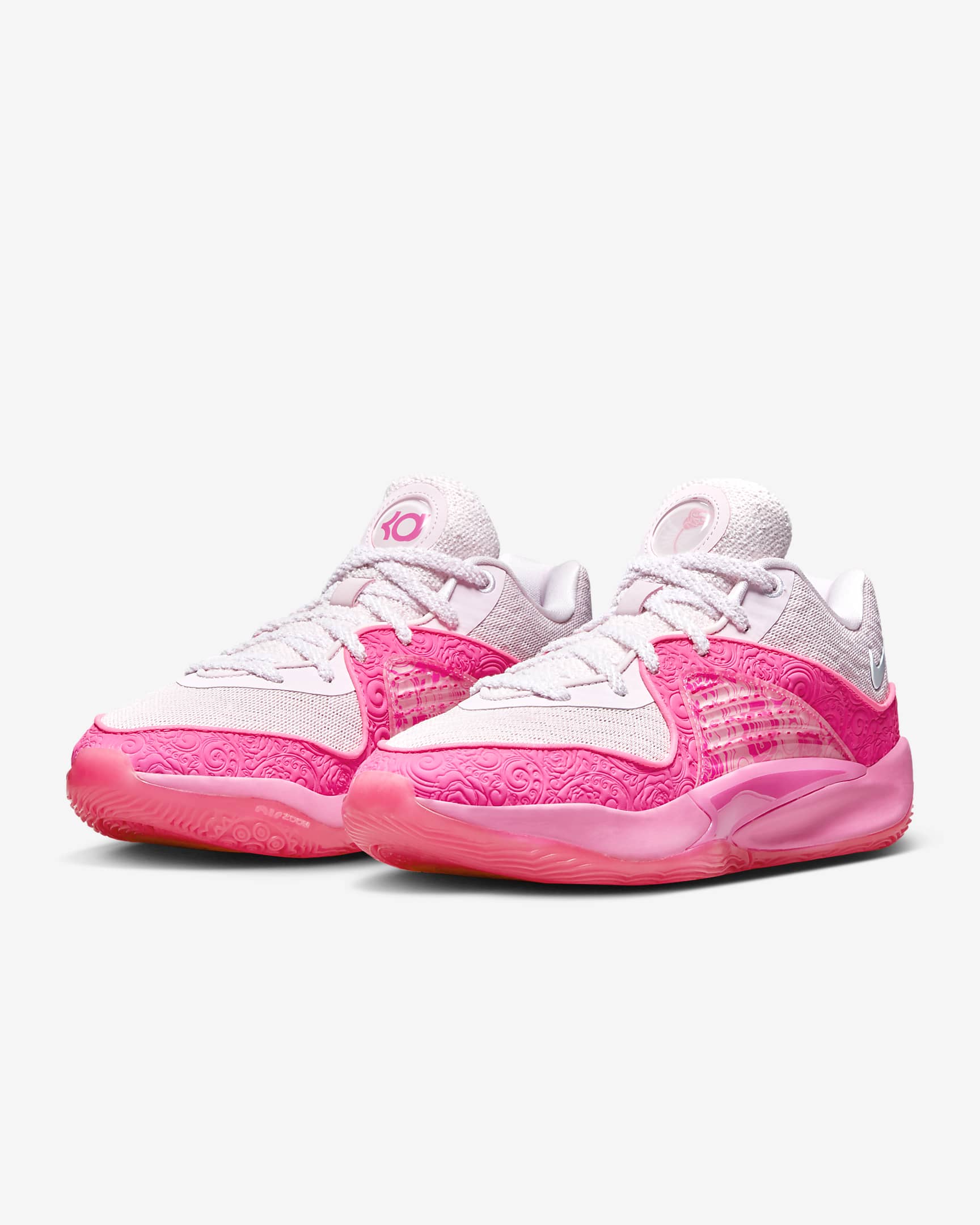 KD16 NRG EP Basketball Shoes - Pink Foam/Fierce Pink/Hyper Pink/White